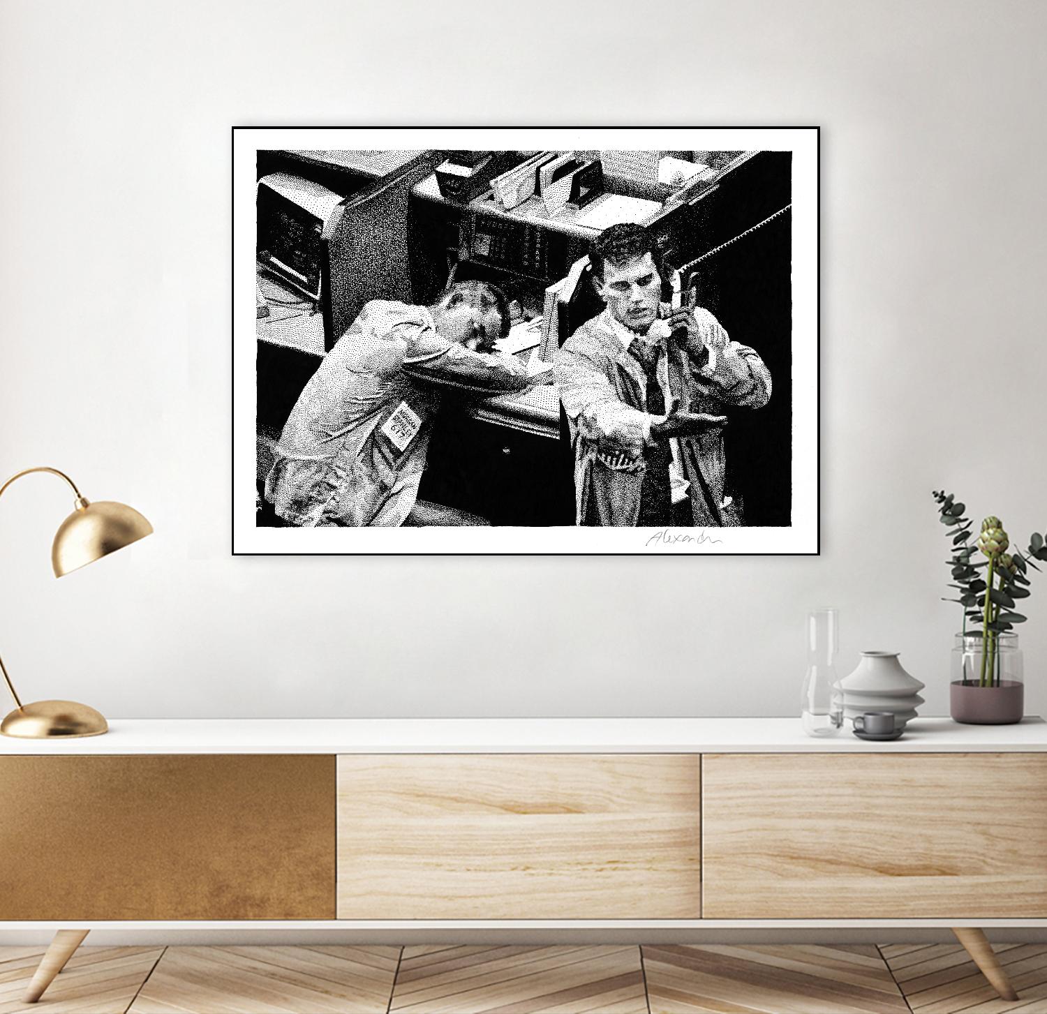 Morgan Stanley 617 by Gill Alexander on GIANT ART - white men and women