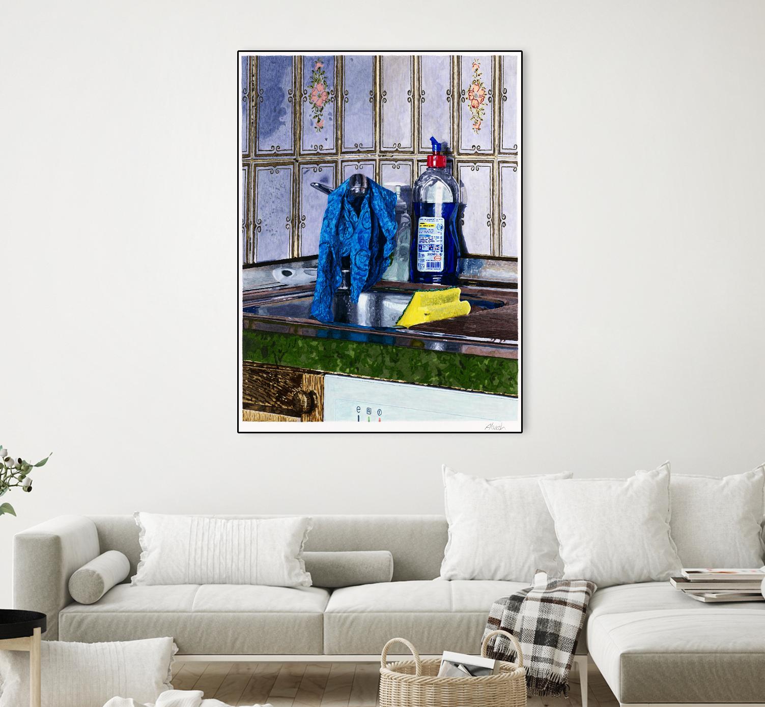 Morning Morlenbach by Gill Alexander on GIANT ART - yellow men and women