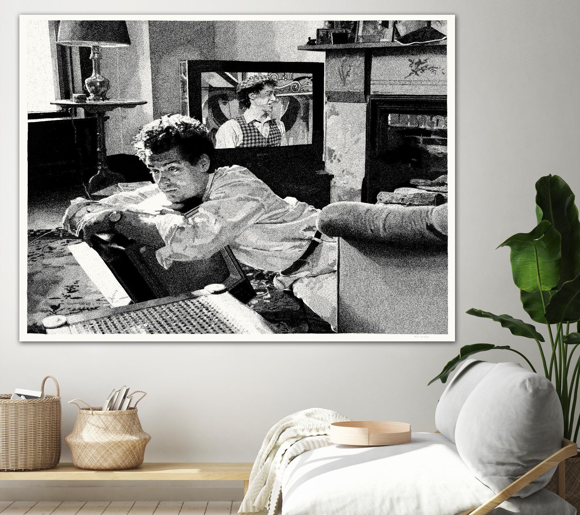 On television by Gill Alexander on GIANT ART - white men and women