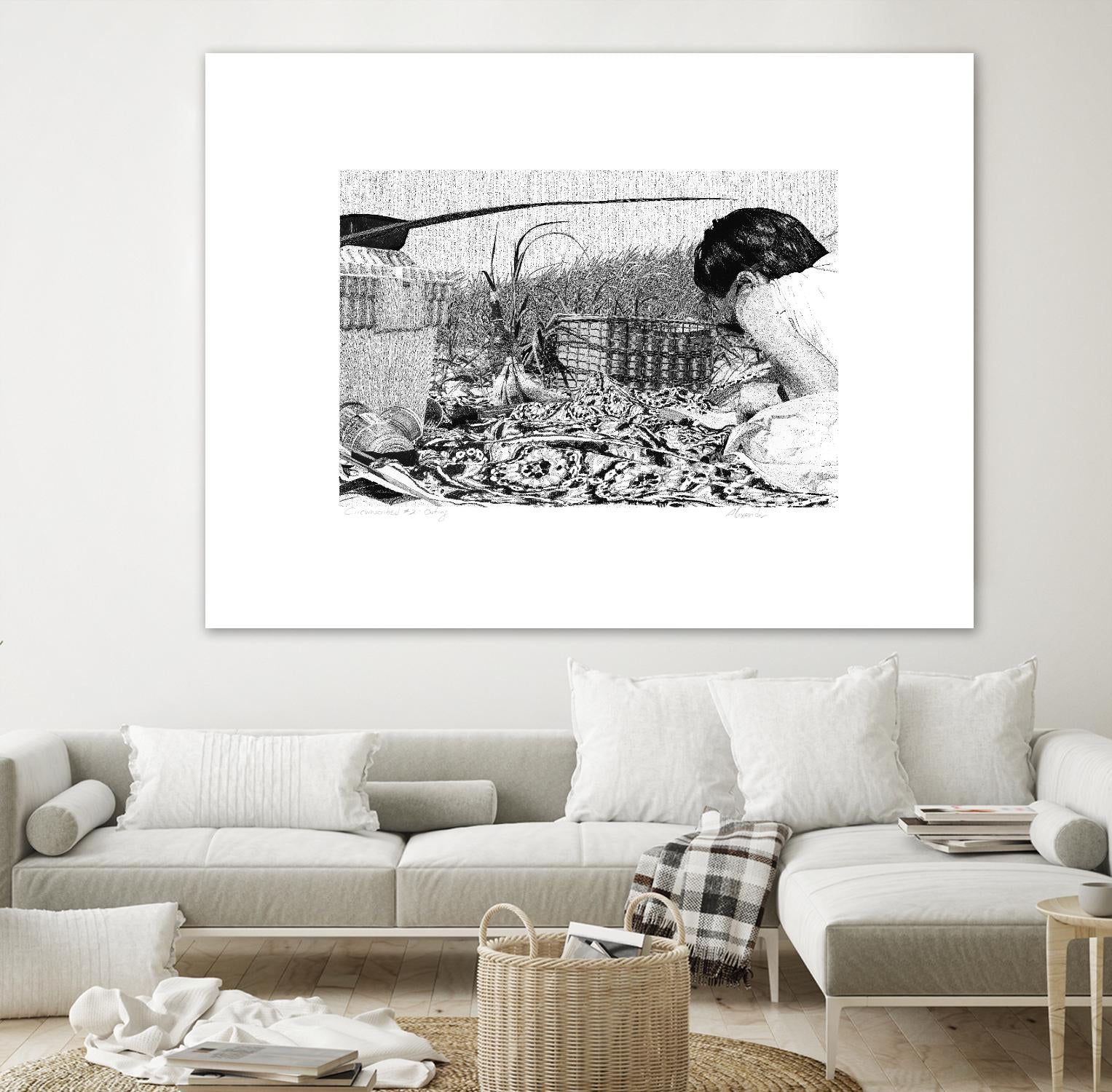 Outing by Gill Alexander on GIANT ART - white men and women