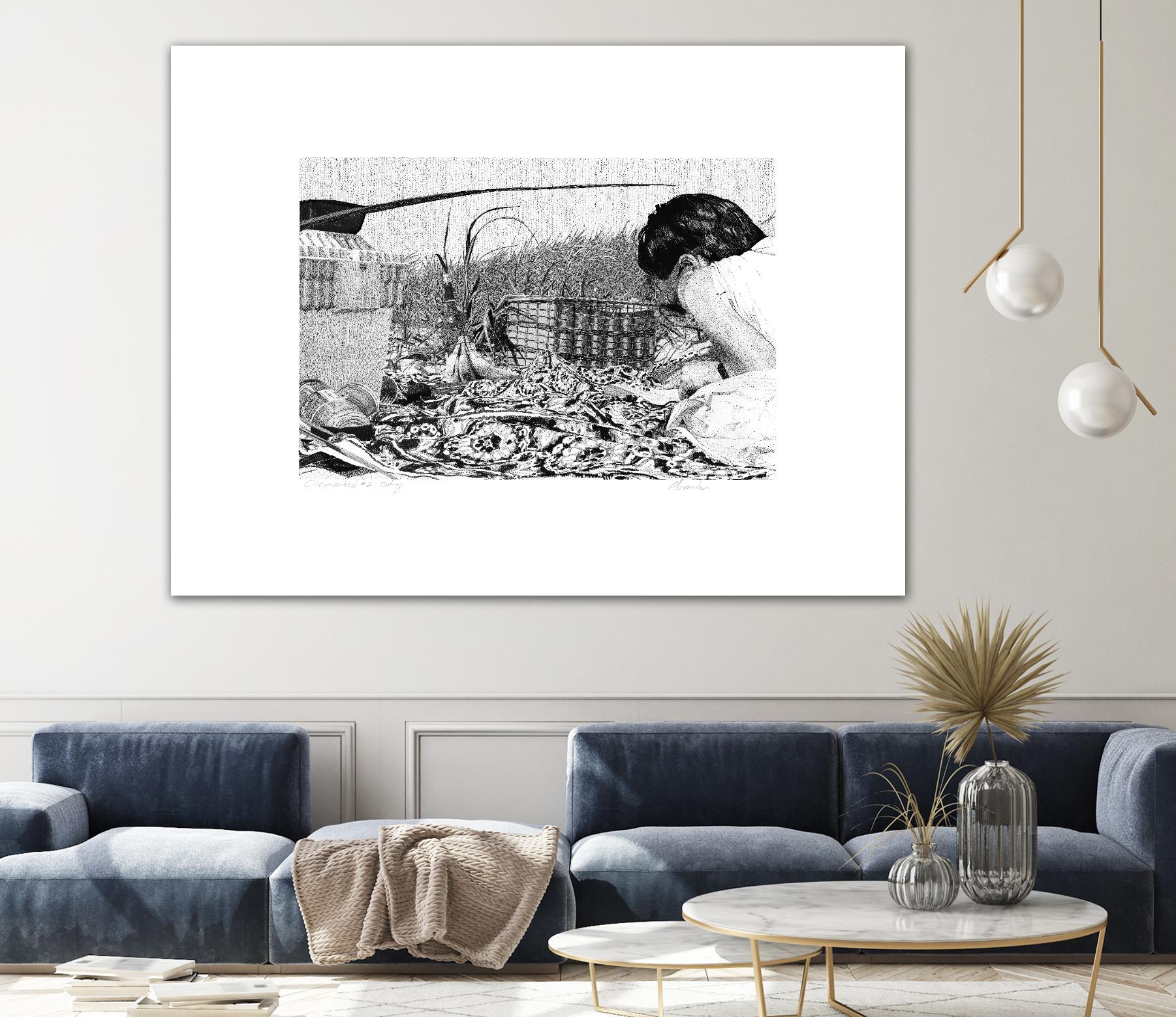 Outing by Gill Alexander on GIANT ART - white men and women