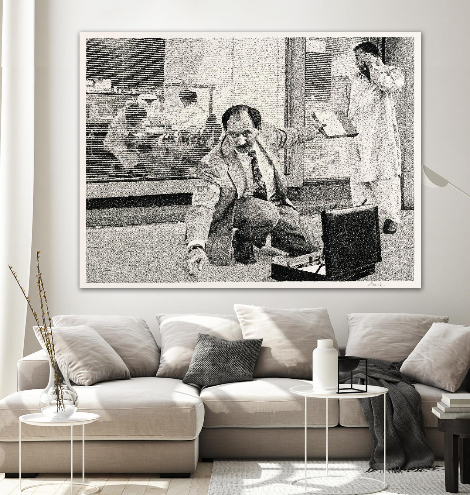 Reach by Gill Alexander on GIANT ART - white men and women