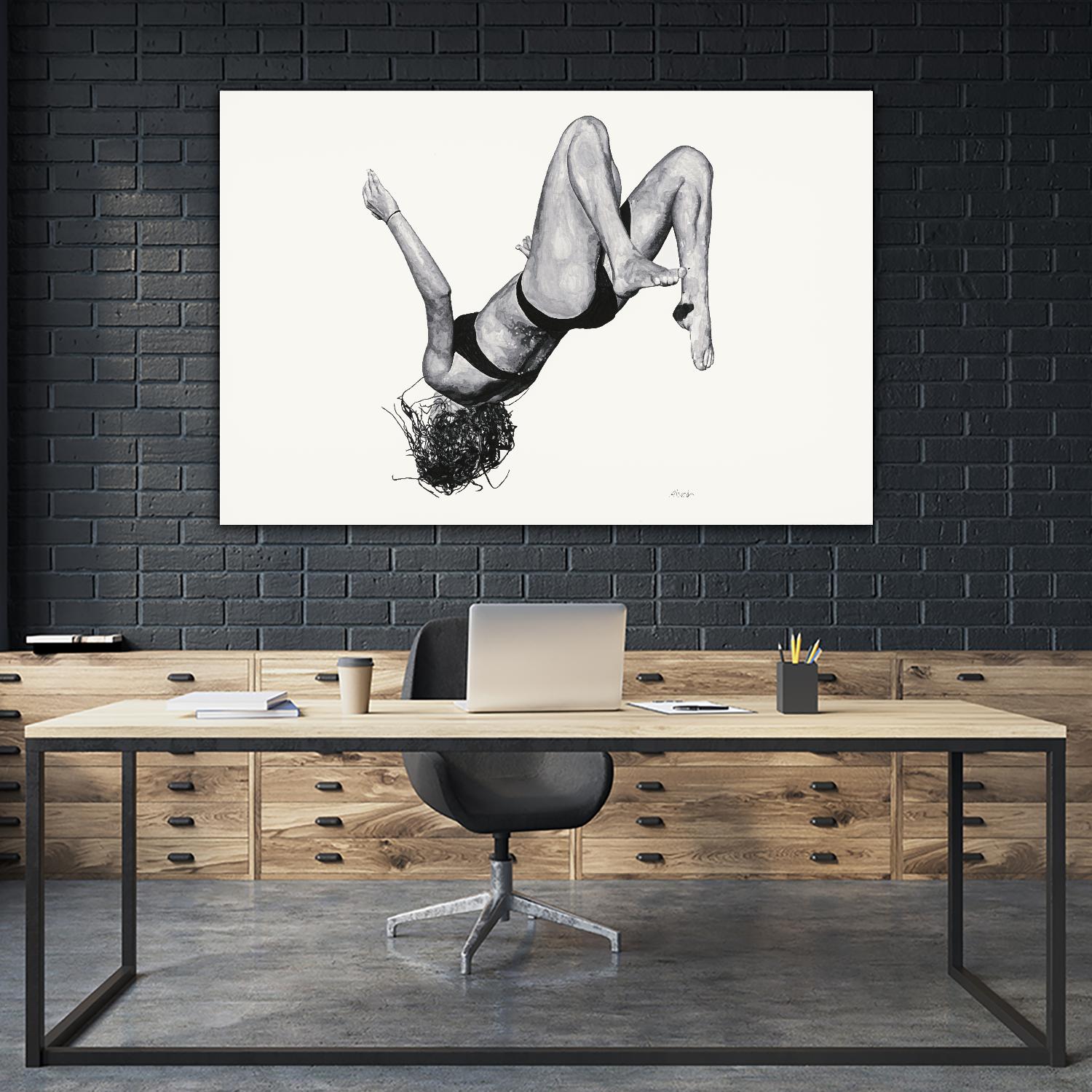 Tricia by Gill Alexander on GIANT ART - white men and women