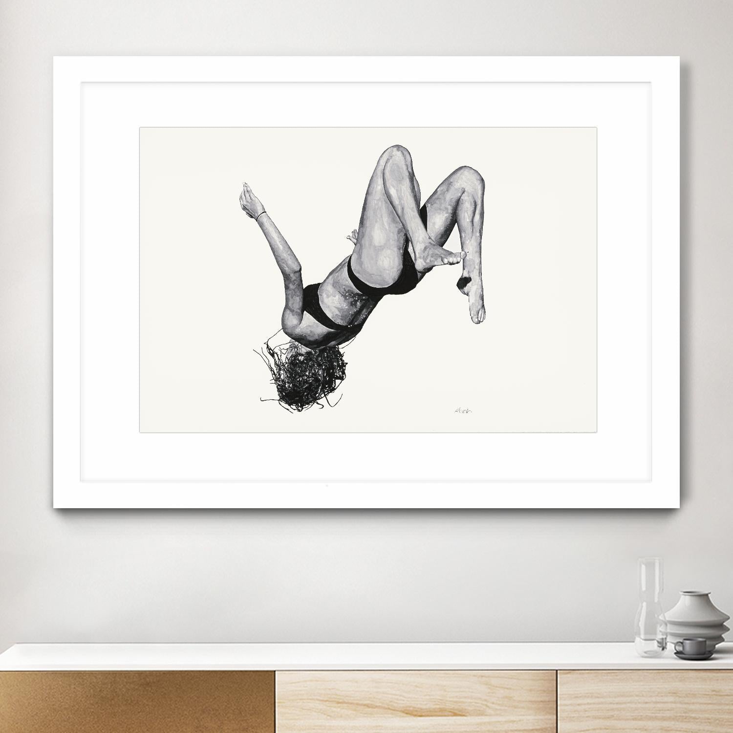 Tricia by Gill Alexander on GIANT ART - white figurative woman