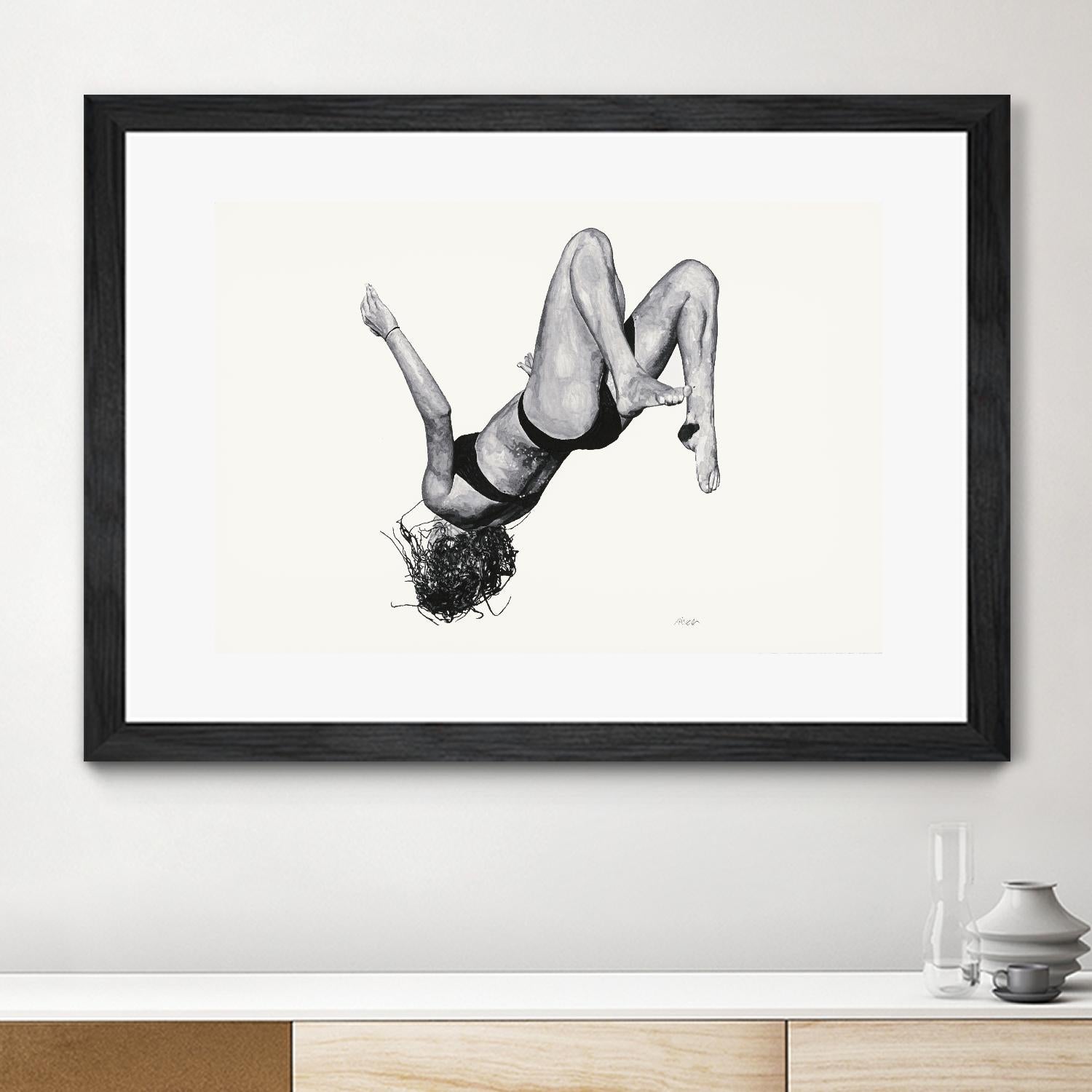 Tricia by Gill Alexander on GIANT ART - white figurative woman