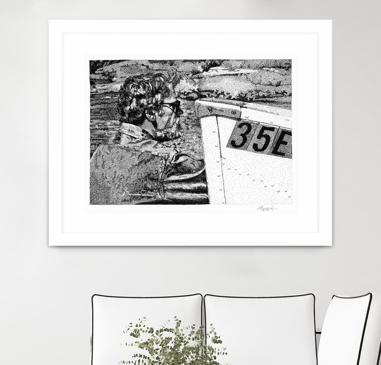 Skipper by Gill Alexander on GIANT ART - white black & white homme