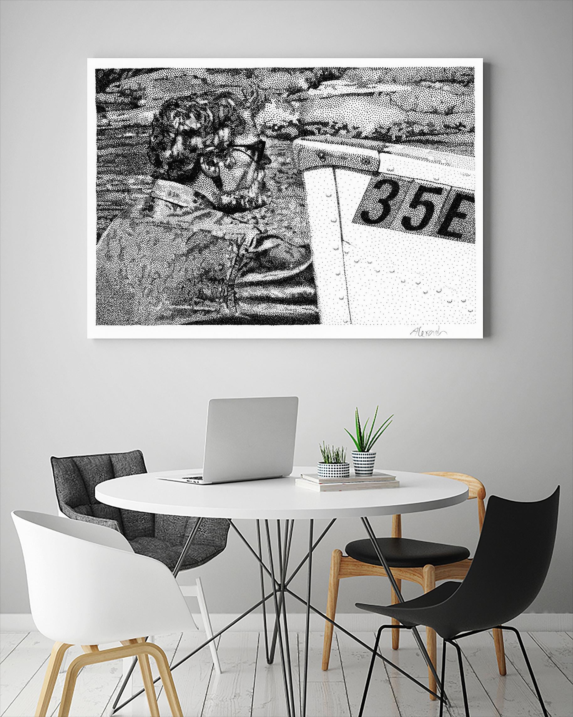Skipper by Gill Alexander on GIANT ART - white black & white homme