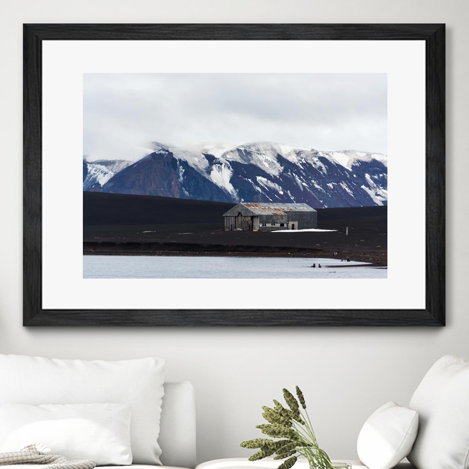 Whaler's Bay, Deception Island, Antarctica by Nick Jackson on GIANT ART - grey photo art