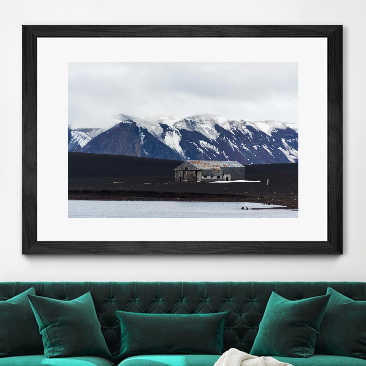 Whaler's Bay, Deception Island, Antarctica by Nick Jackson on GIANT ART - grey photo art