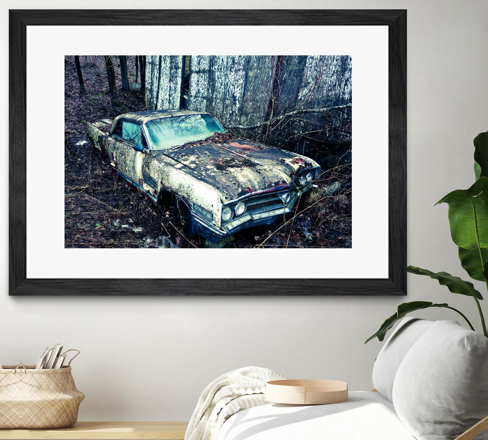 Car I by Jean-François Dupuis on GIANT ART - blue photography automobile