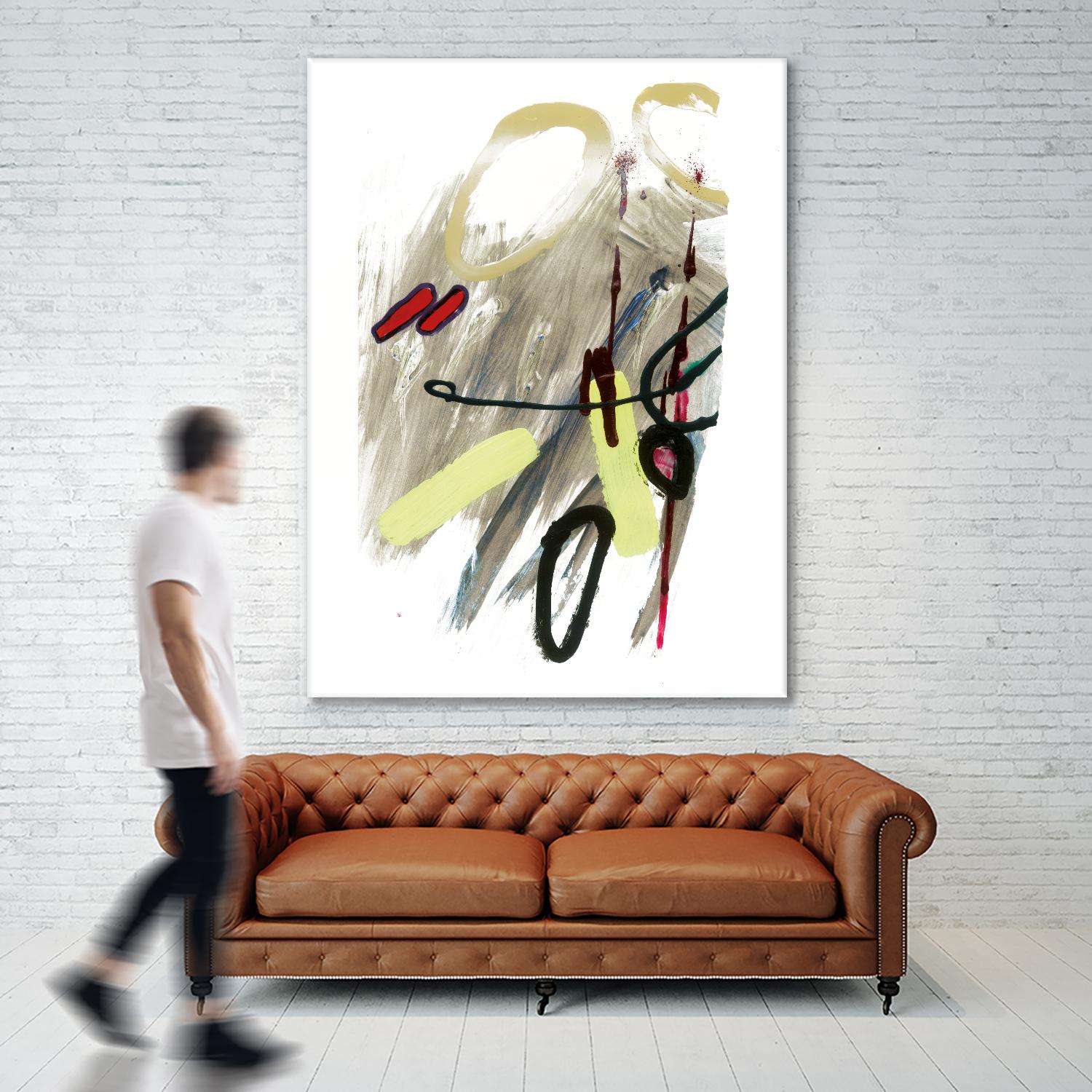 Déchirure 1 by Meejlau on GIANT ART - yellow abstract