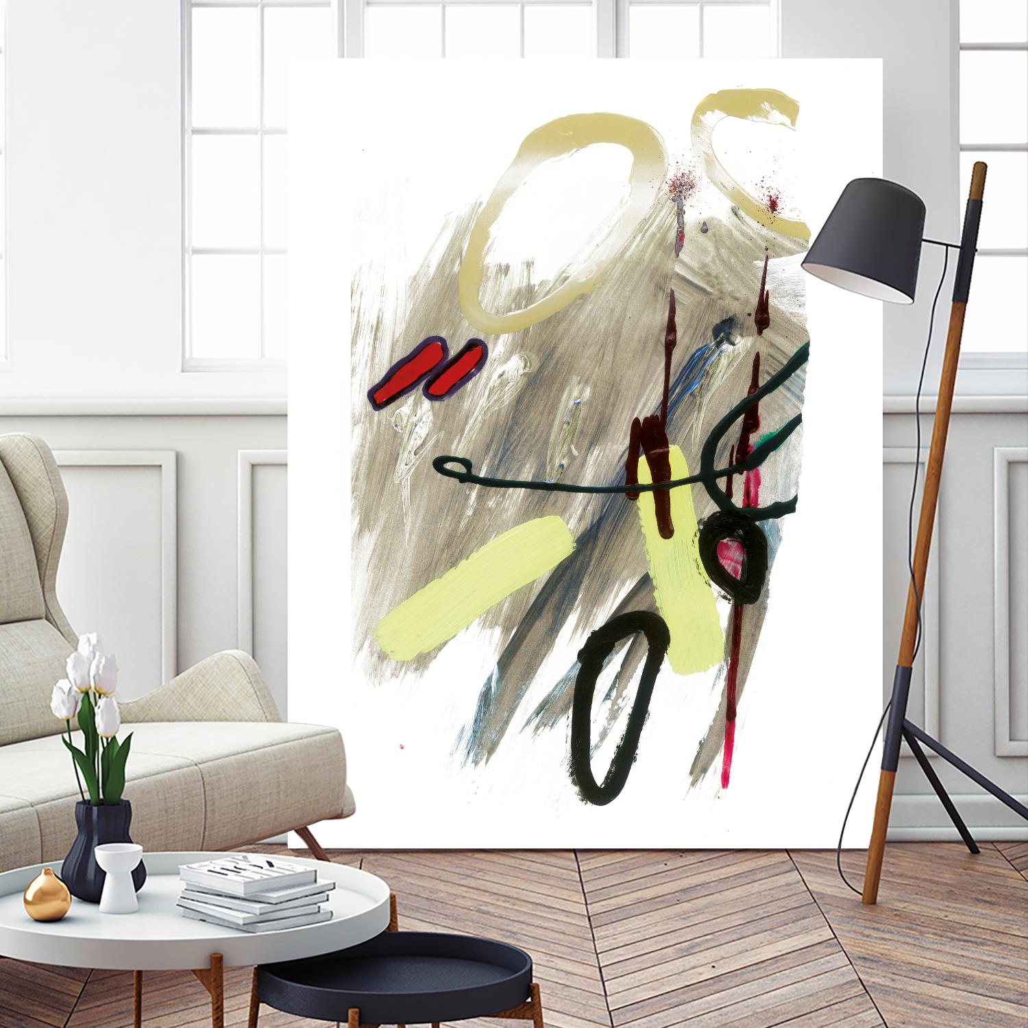 Déchirure 1 by Meejlau on GIANT ART - yellow abstract