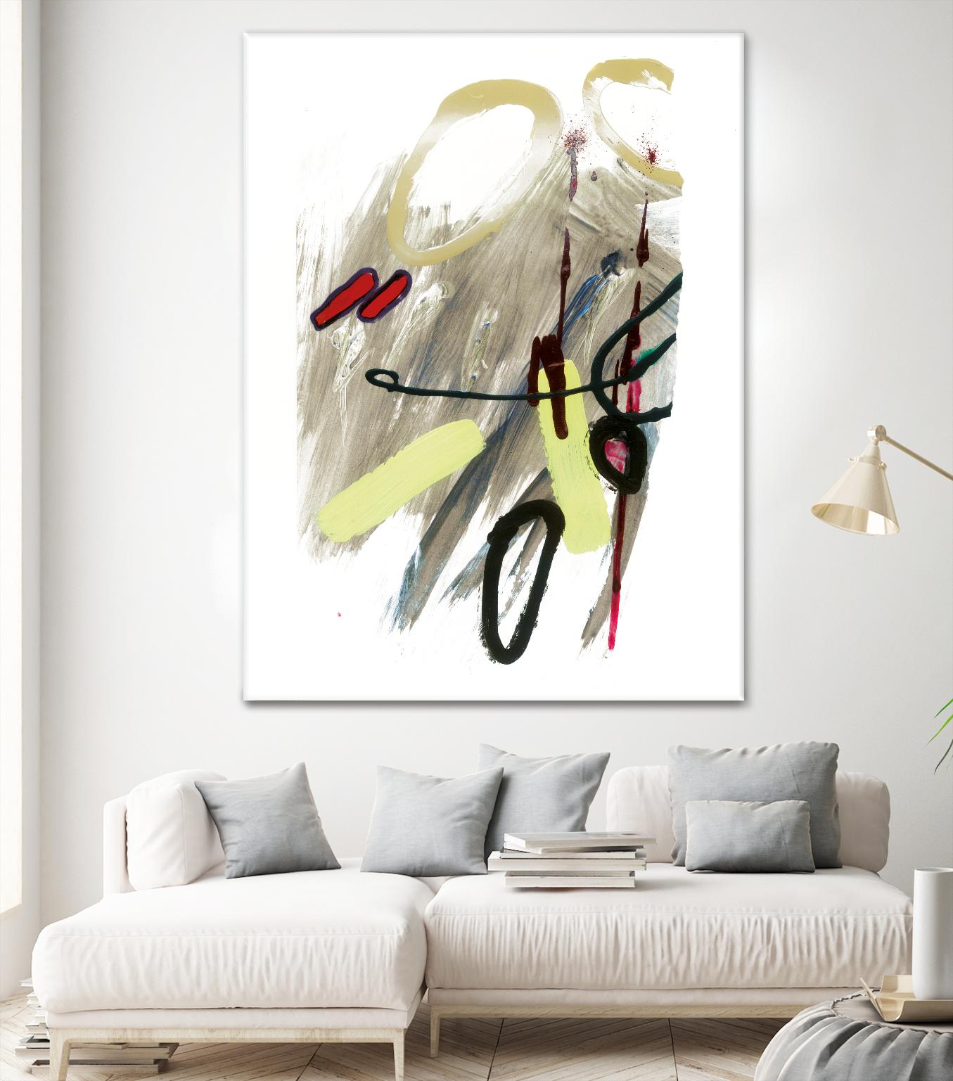 Déchirure 1 by Meejlau on GIANT ART - yellow abstract