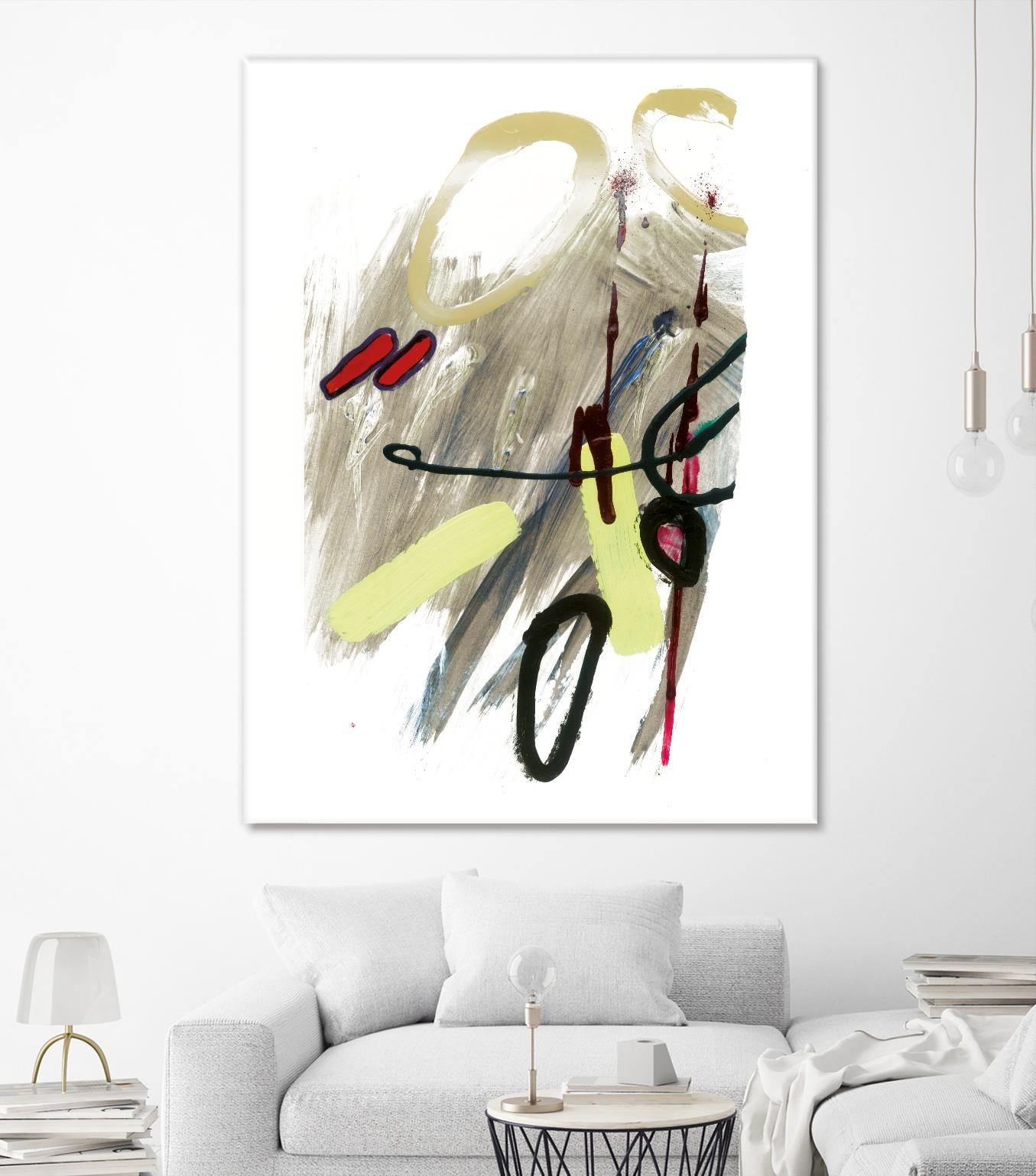 Déchirure 1 by Meejlau on GIANT ART - yellow abstract