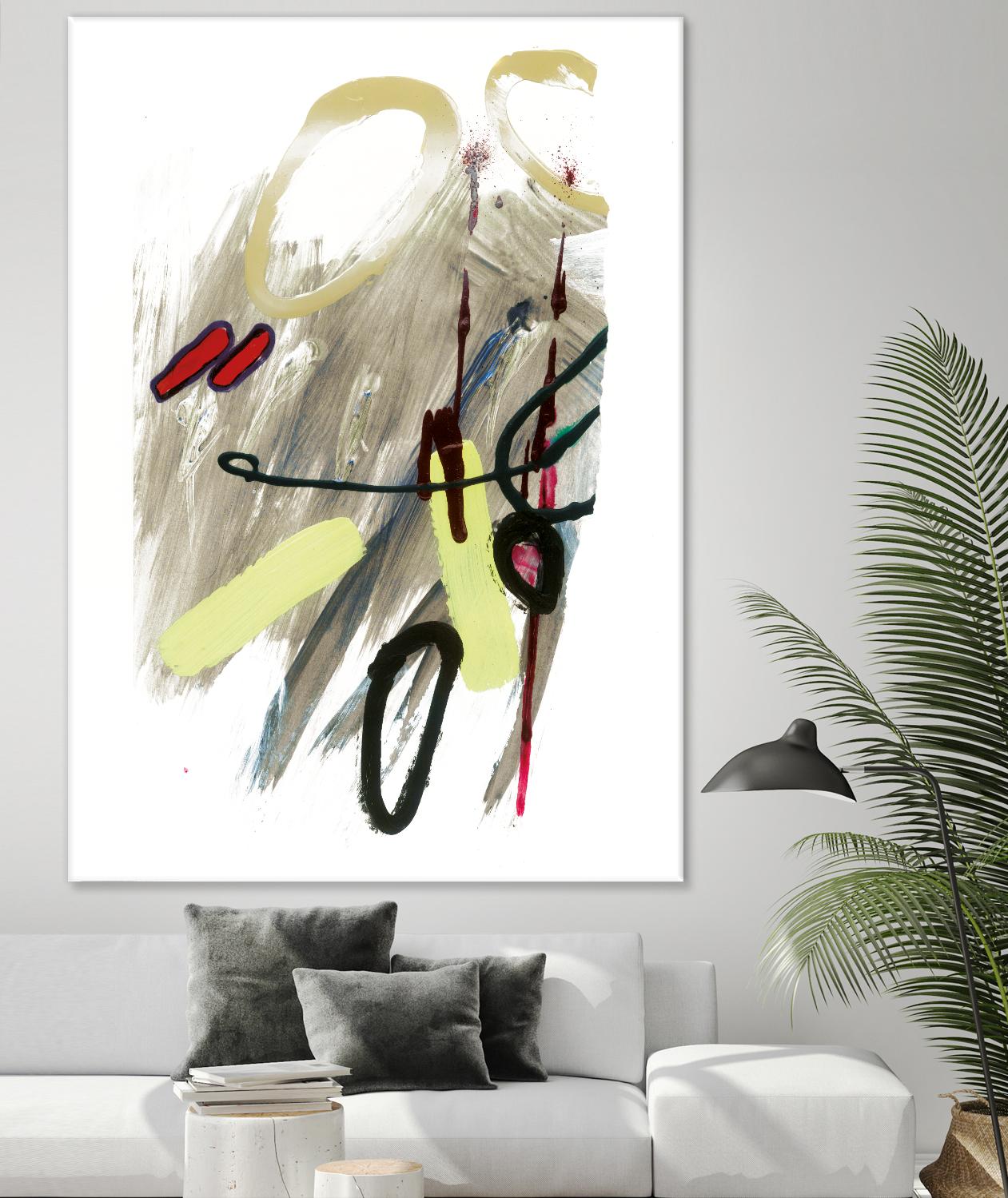 Déchirure 1 by Meejlau on GIANT ART - yellow abstract