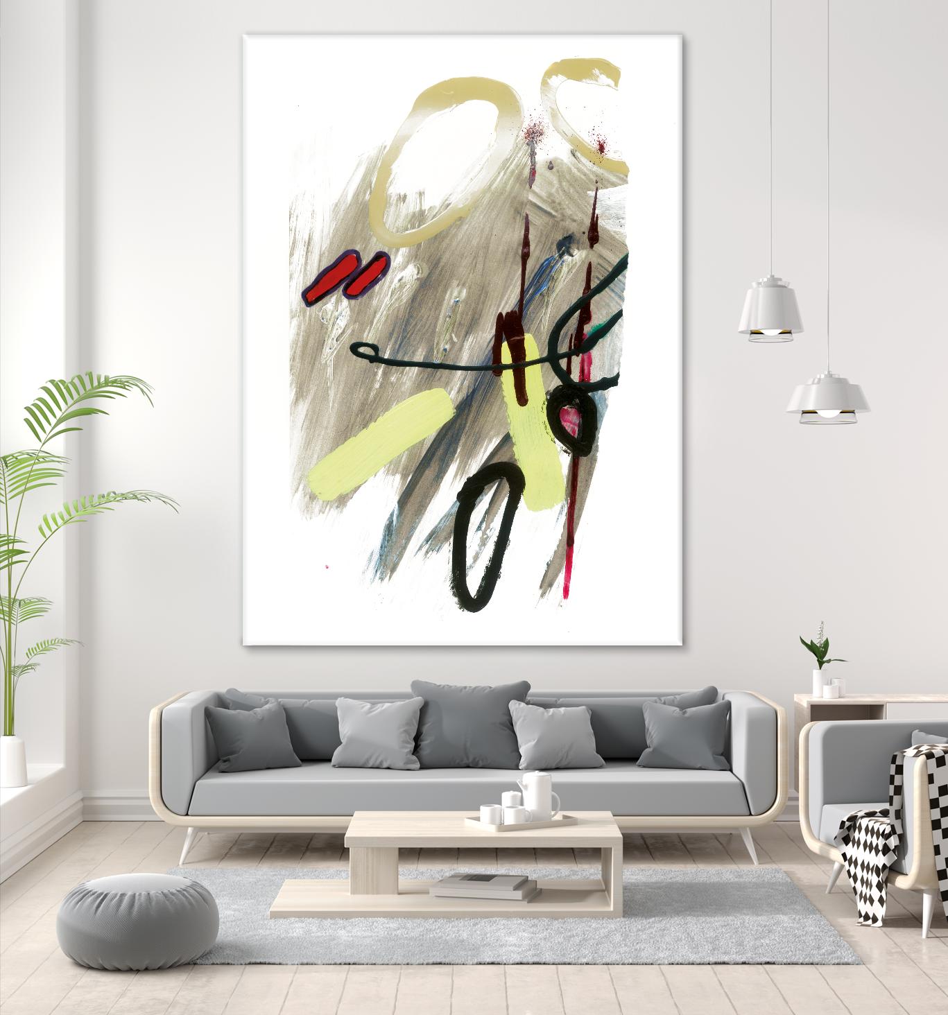 Déchirure 1 by Meejlau on GIANT ART - yellow abstract