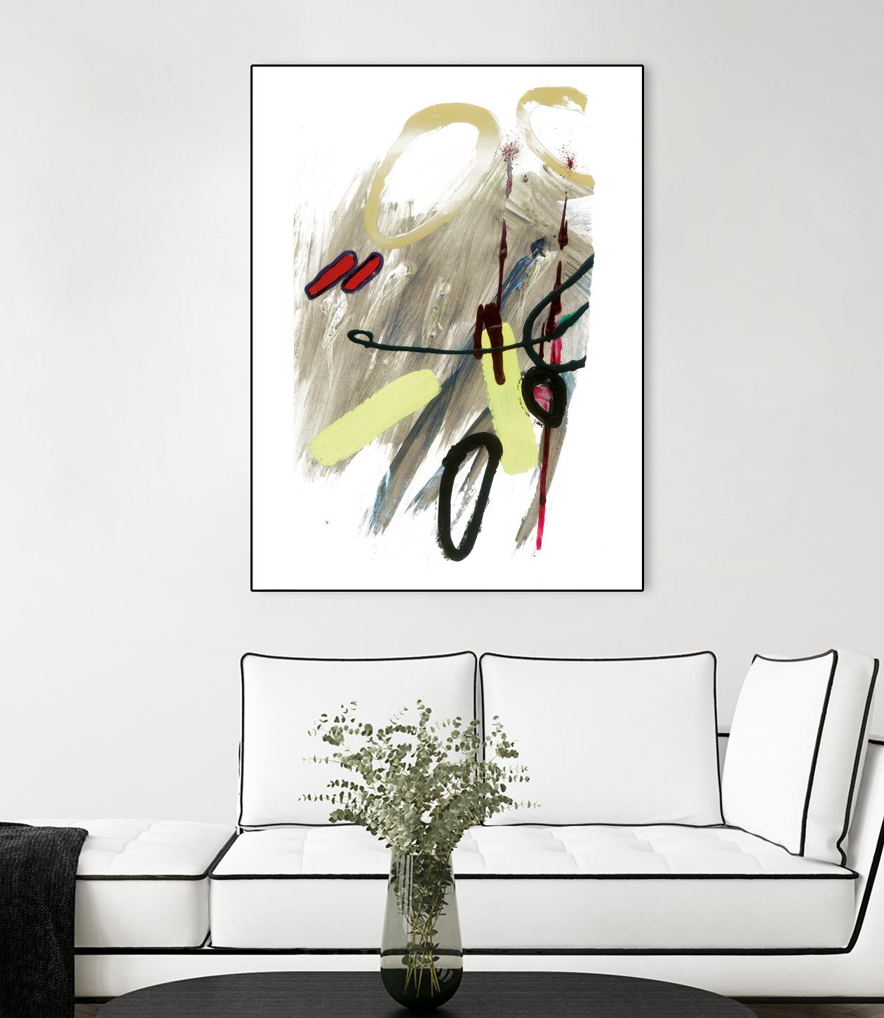 Déchirure 1 by Meejlau on GIANT ART - yellow abstract