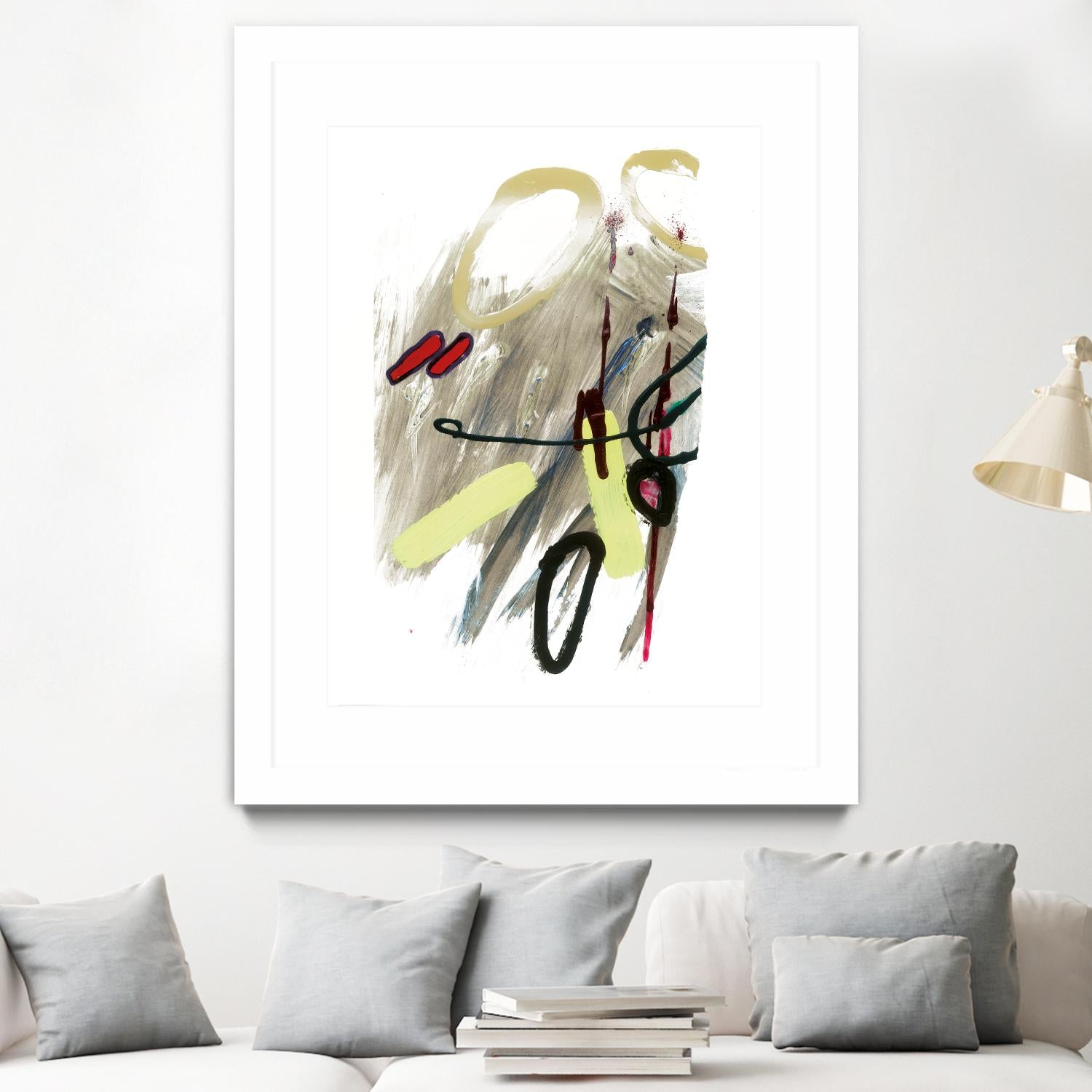 Déchirure 1 by Meejlau on GIANT ART - beige abstract artistes du québec