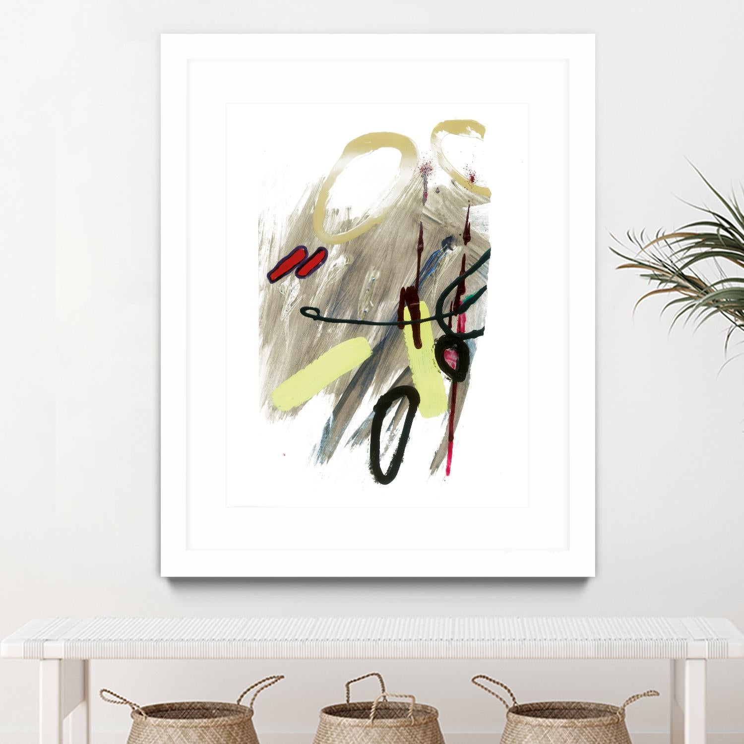 Déchirure 1 by Meejlau on GIANT ART - beige abstract artistes du québec