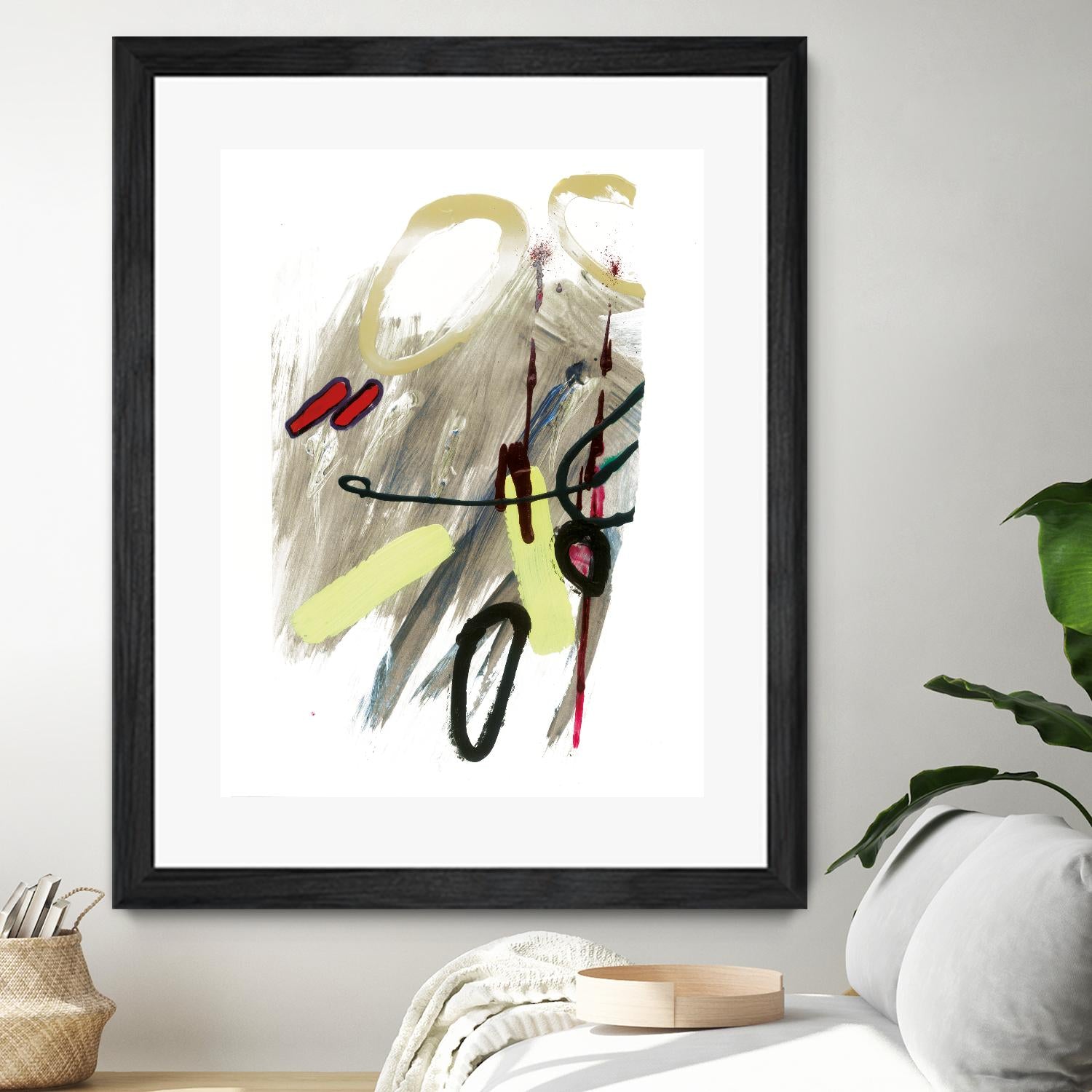 Déchirure 1 by Meejlau on GIANT ART - beige abstract artistes du québec