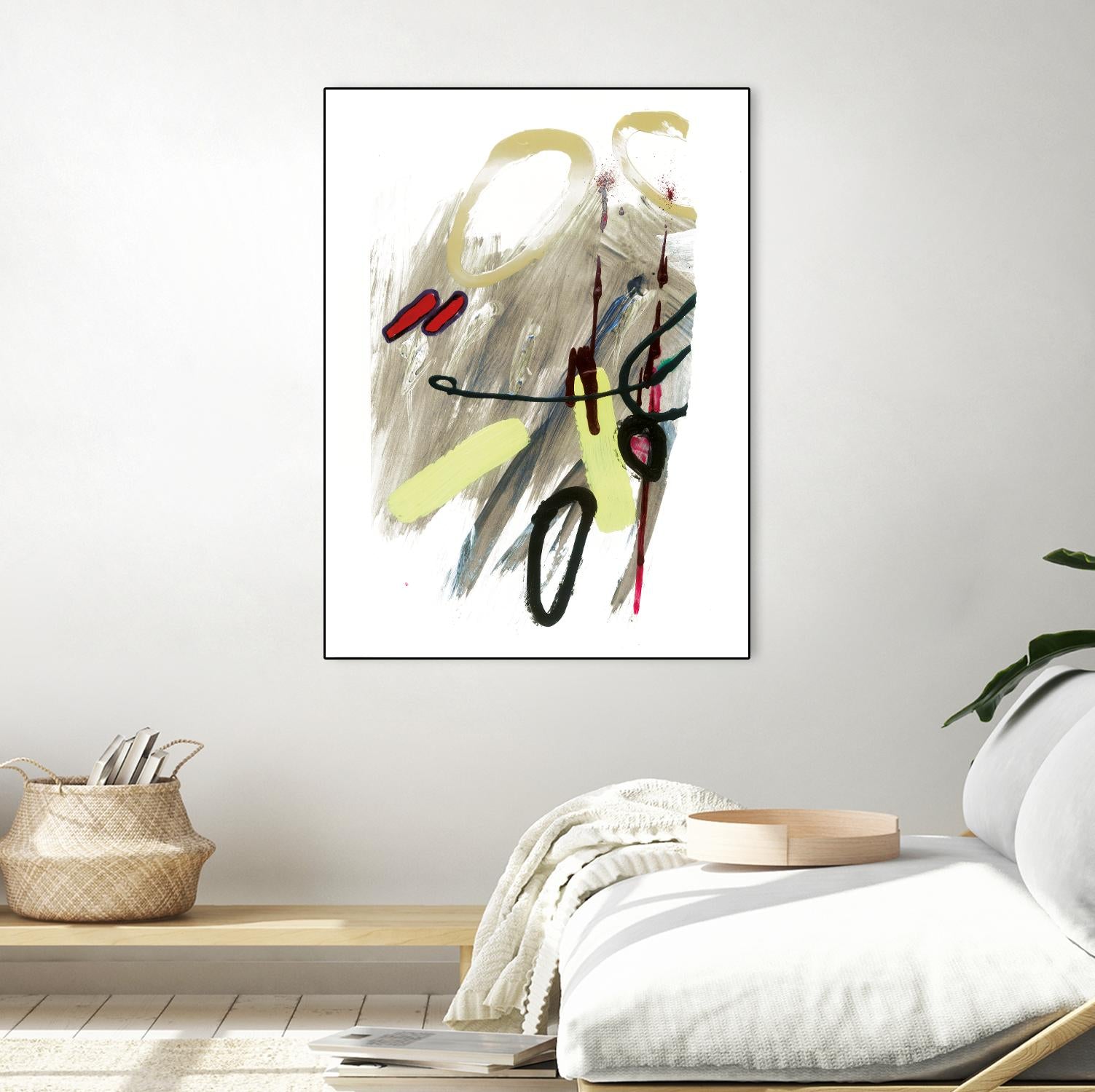 Déchirure 1 by Meejlau on GIANT ART - yellow abstract