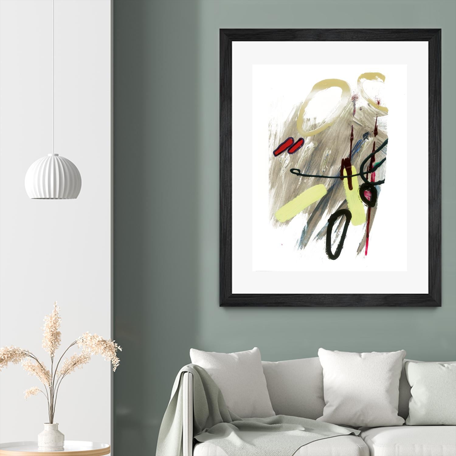 Déchirure 1 by Meejlau on GIANT ART - beige abstract artistes du québec