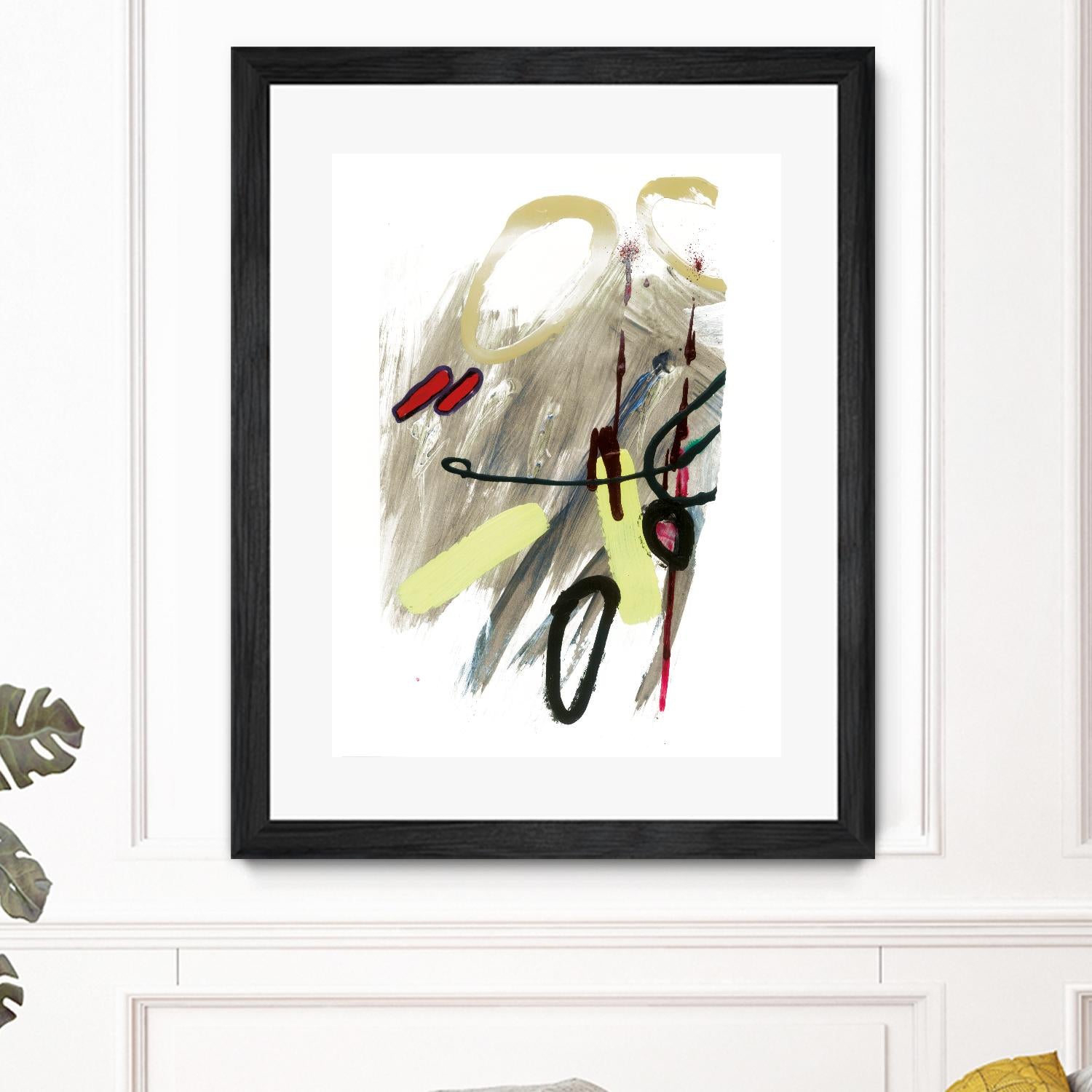 Déchirure 1 by Meejlau on GIANT ART - beige abstract artistes du québec