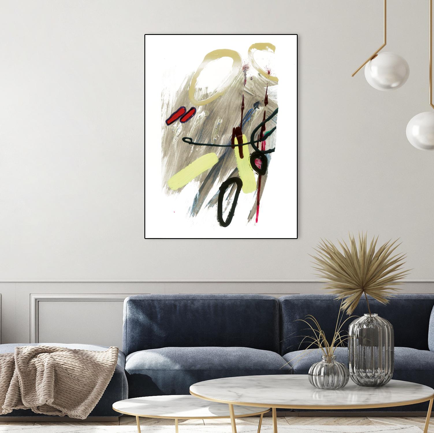 Déchirure 1 by Meejlau on GIANT ART - yellow abstract