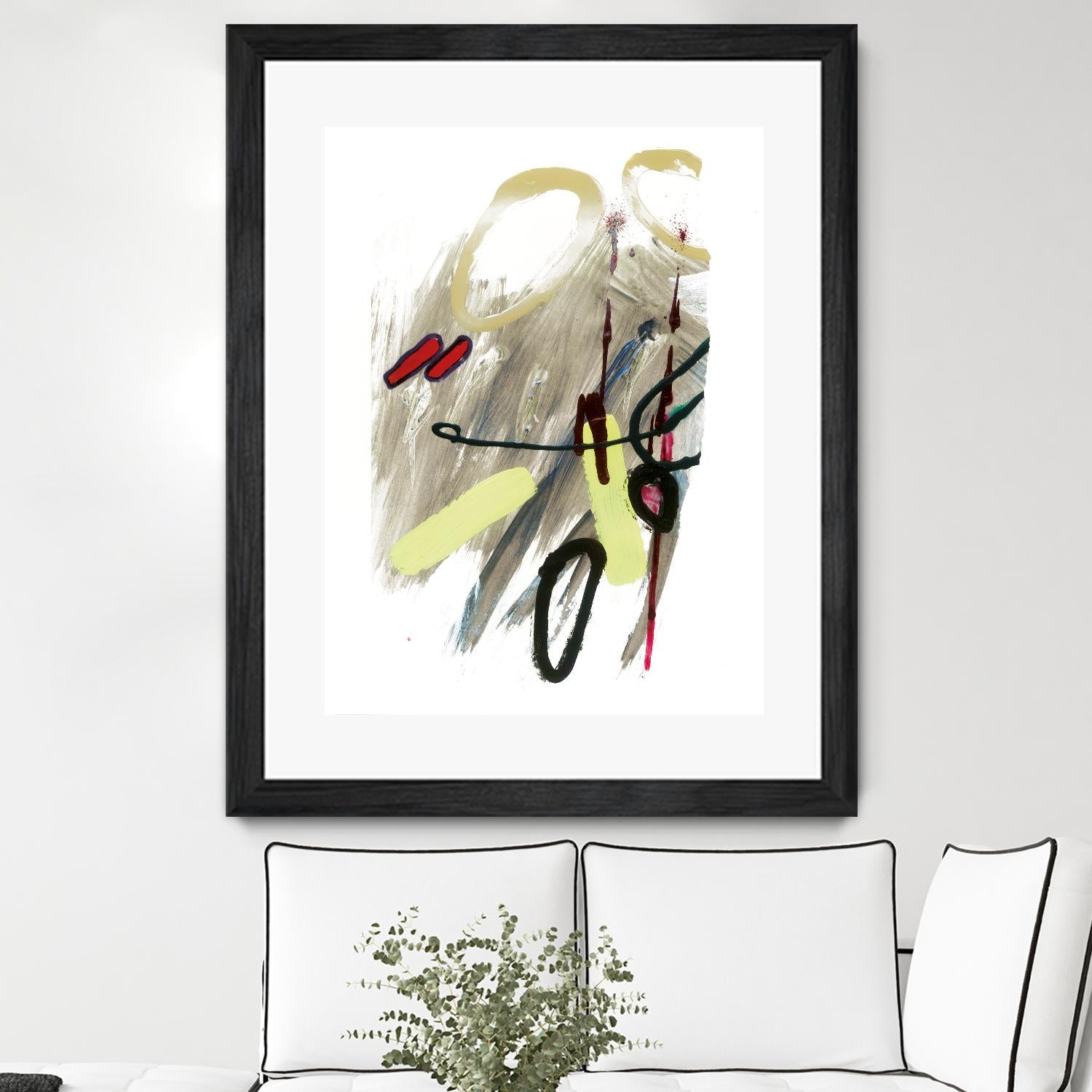 Déchirure 1 by Meejlau on GIANT ART - beige abstract artistes du québec