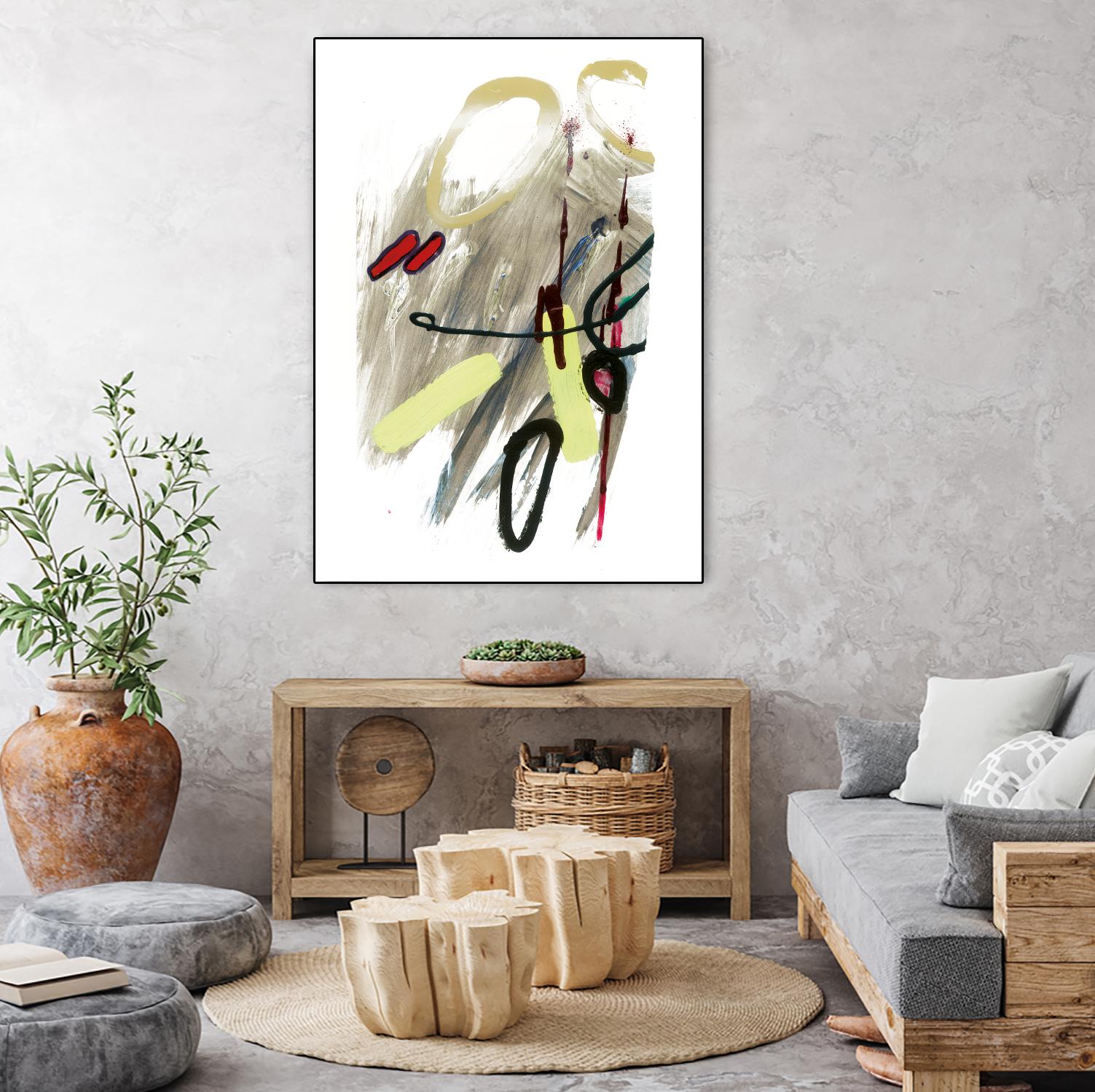 Déchirure 1 by Meejlau on GIANT ART - yellow abstract