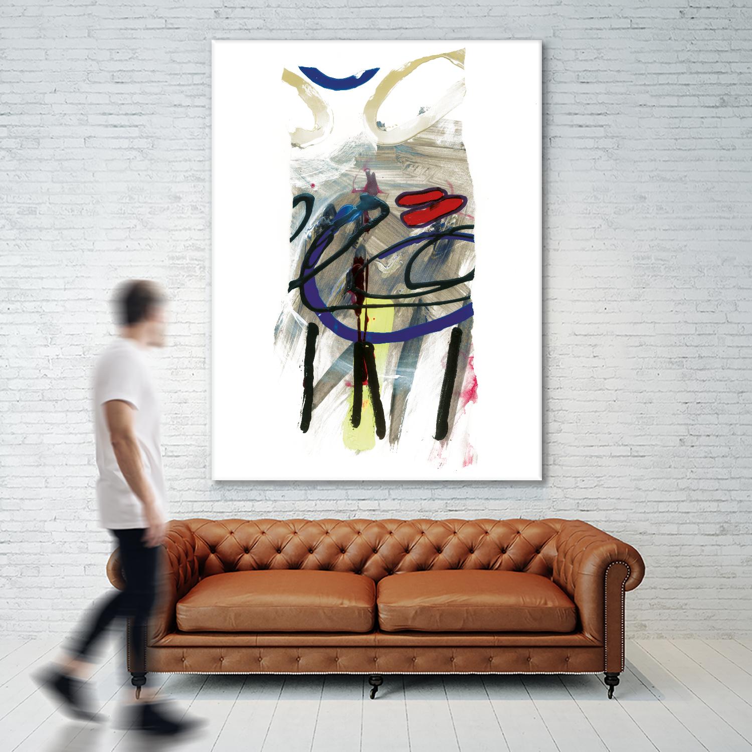 Déchirure 2 by Meejlau on GIANT ART - blue abstract