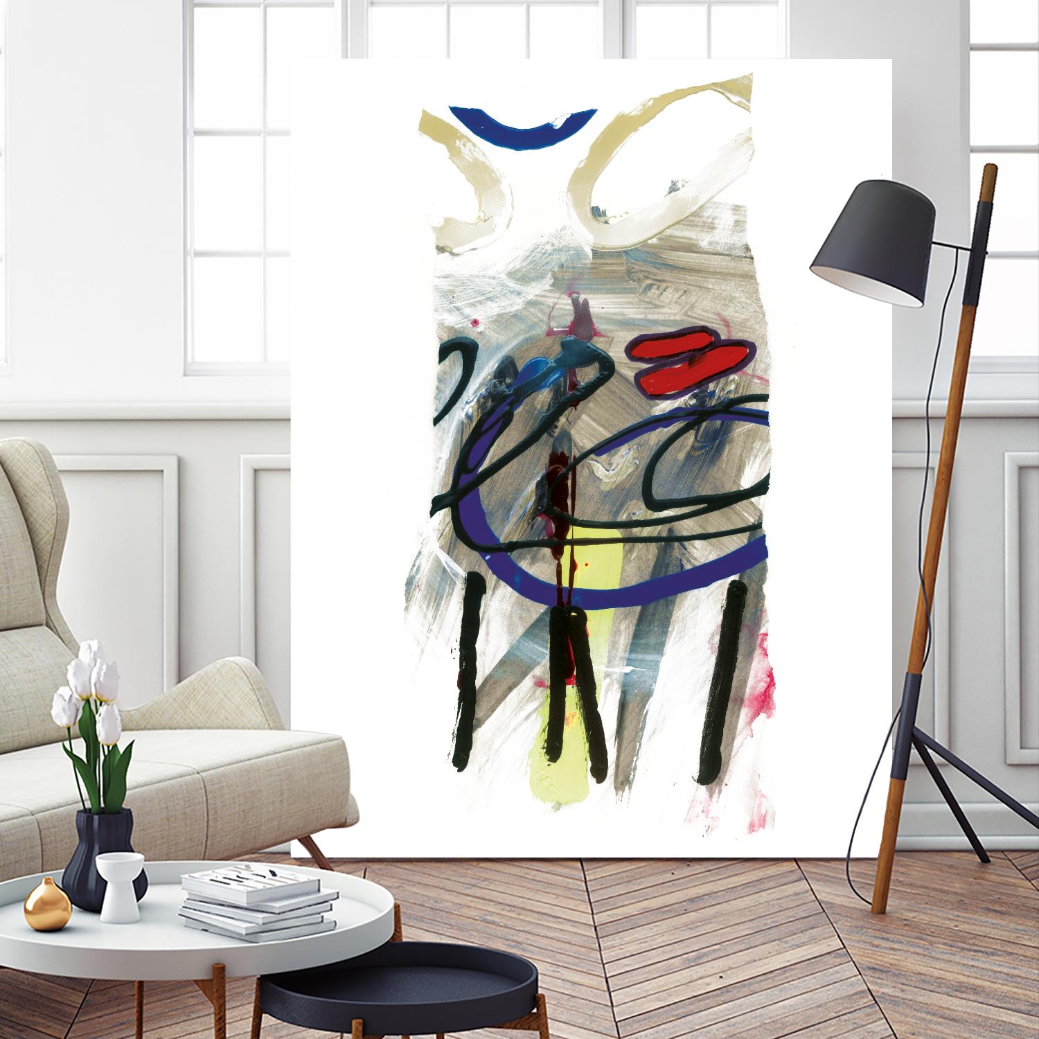 Déchirure 2 by Meejlau on GIANT ART - blue abstract