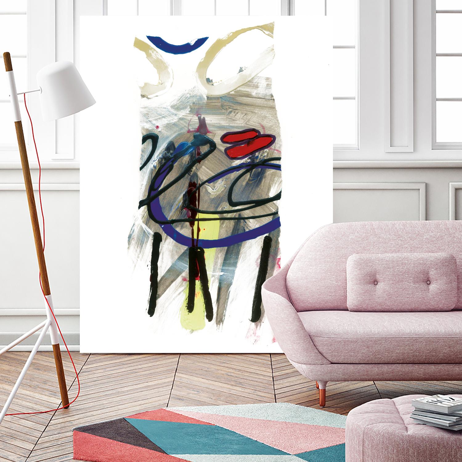 Déchirure 2 by Meejlau on GIANT ART - blue abstract