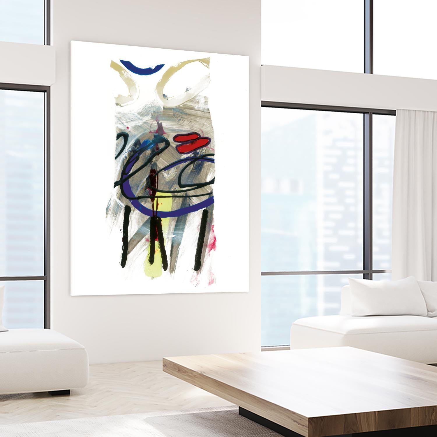 Déchirure 2 by Meejlau on GIANT ART - blue abstract