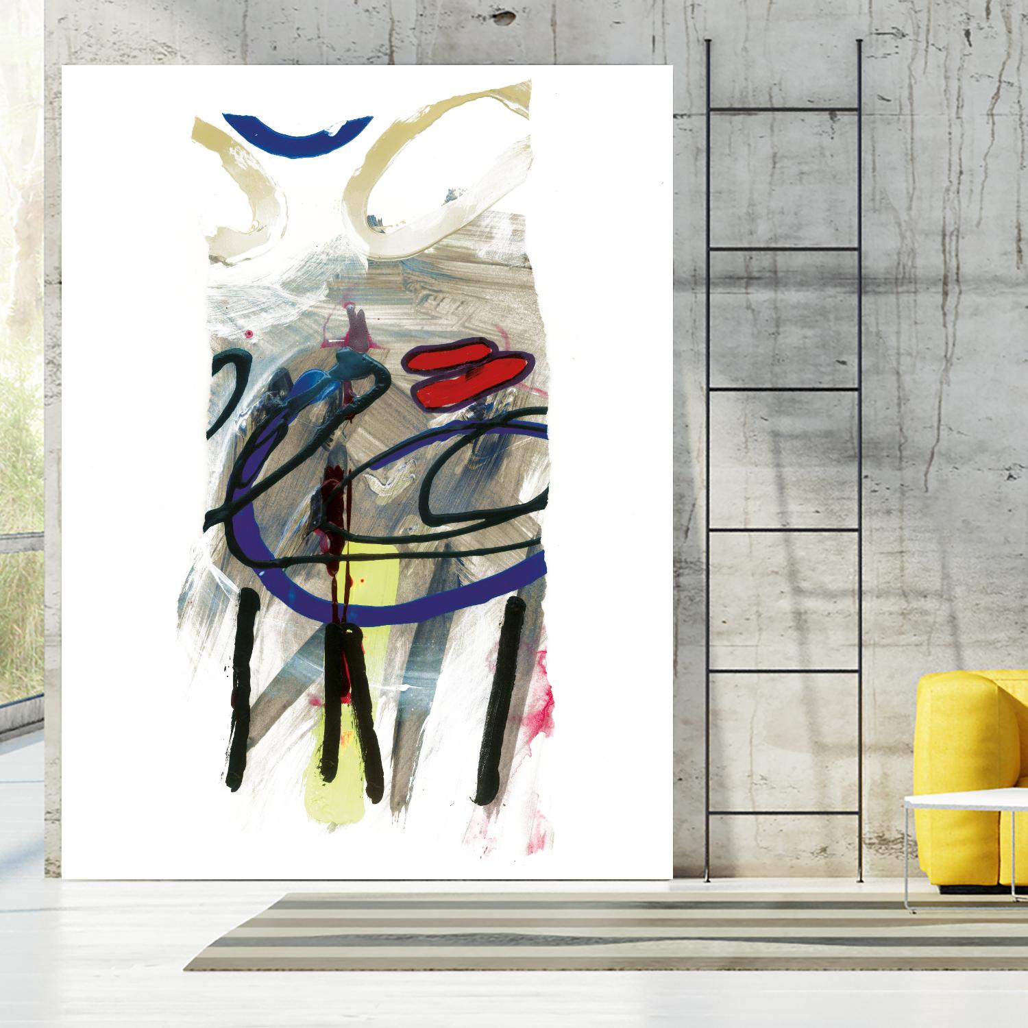 Déchirure 2 by Meejlau on GIANT ART - blue abstract