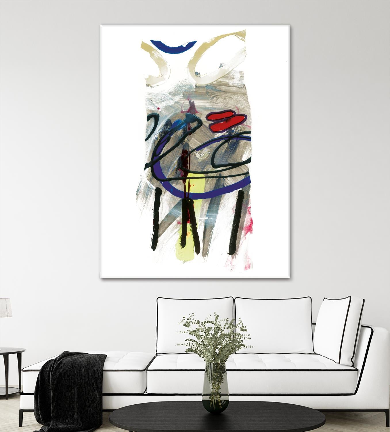 Déchirure 2 by Meejlau on GIANT ART - blue abstract