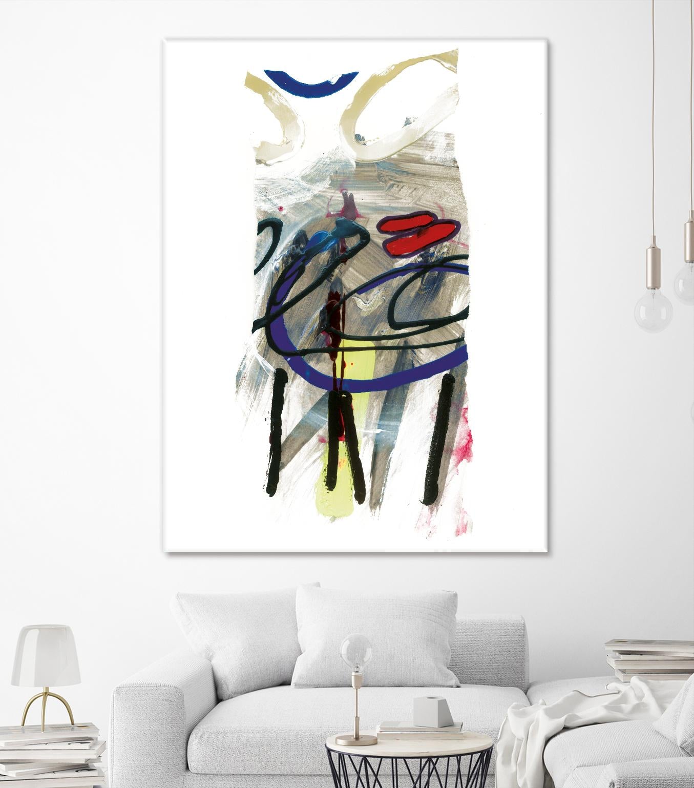 Déchirure 2 by Meejlau on GIANT ART - blue abstract