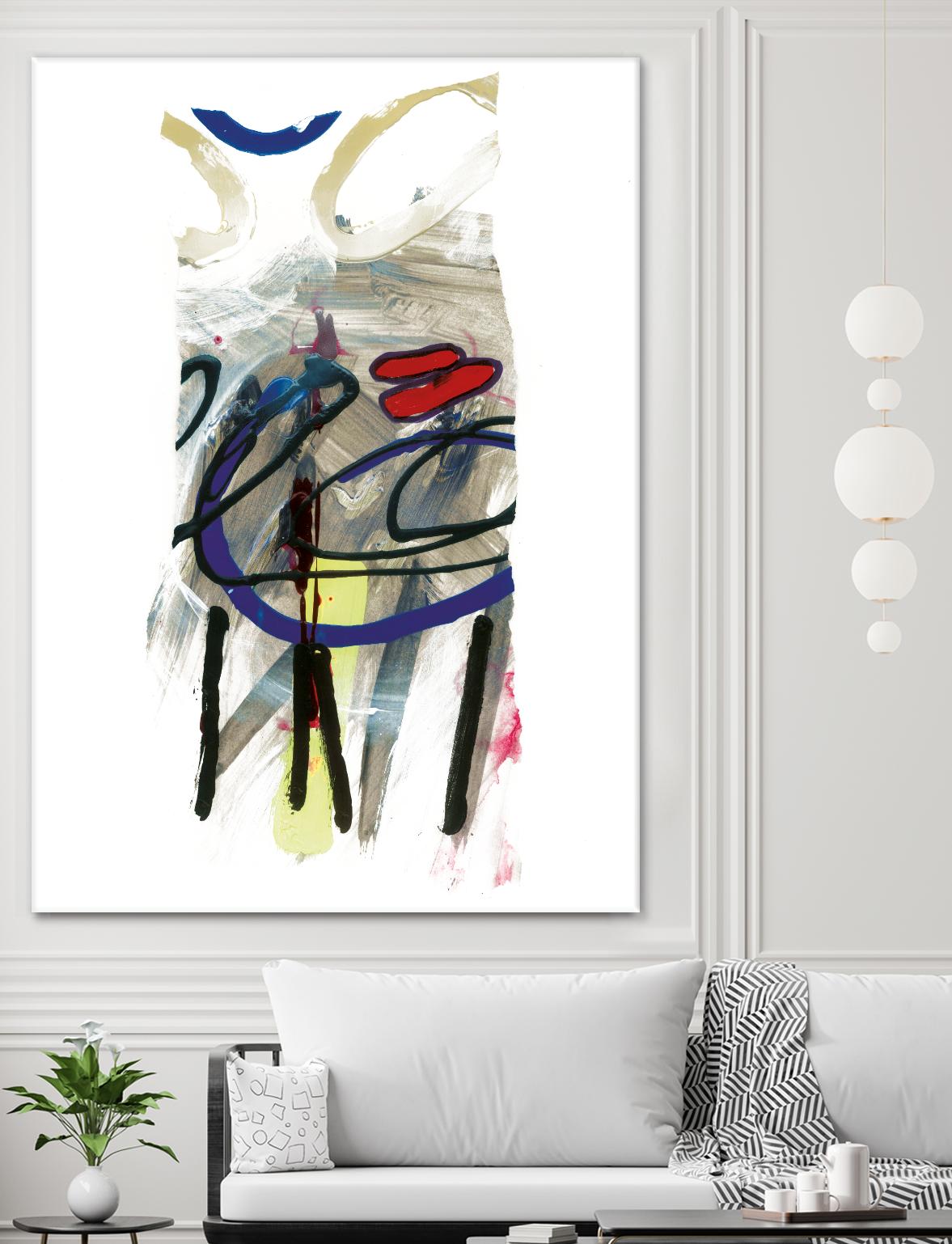 Déchirure 2 by Meejlau on GIANT ART - blue abstract