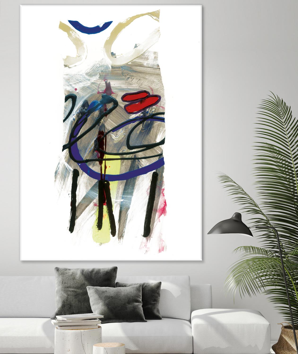 Déchirure 2 by Meejlau on GIANT ART - blue abstract