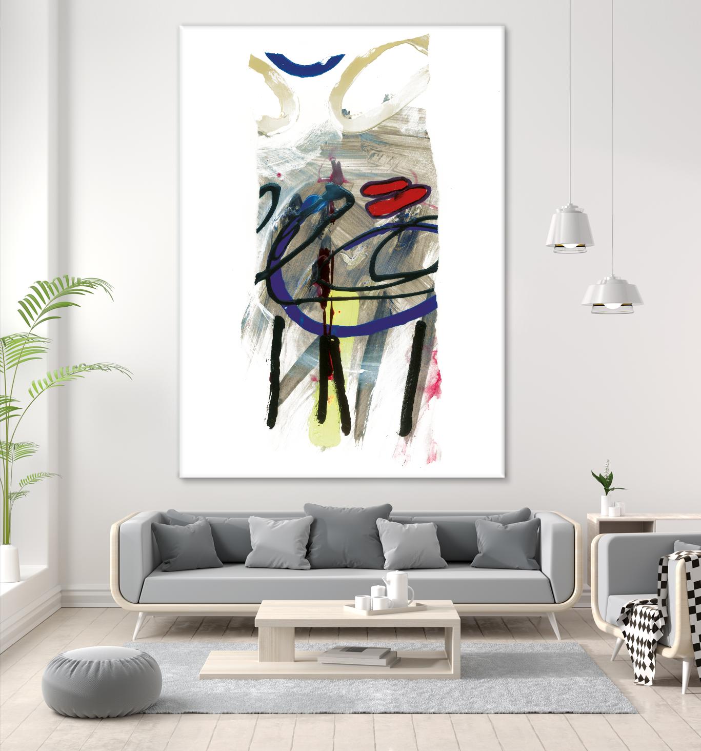 Déchirure 2 by Meejlau on GIANT ART - blue abstract