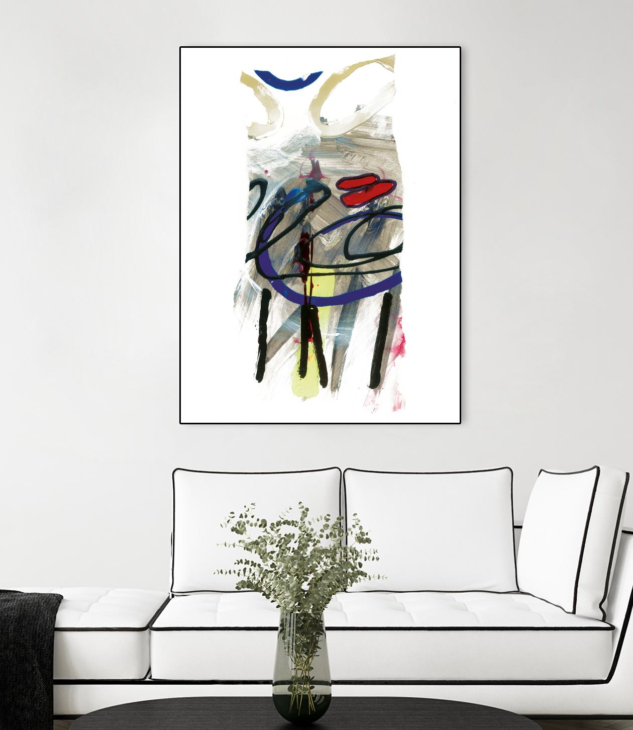 Déchirure 2 by Meejlau on GIANT ART - blue abstract