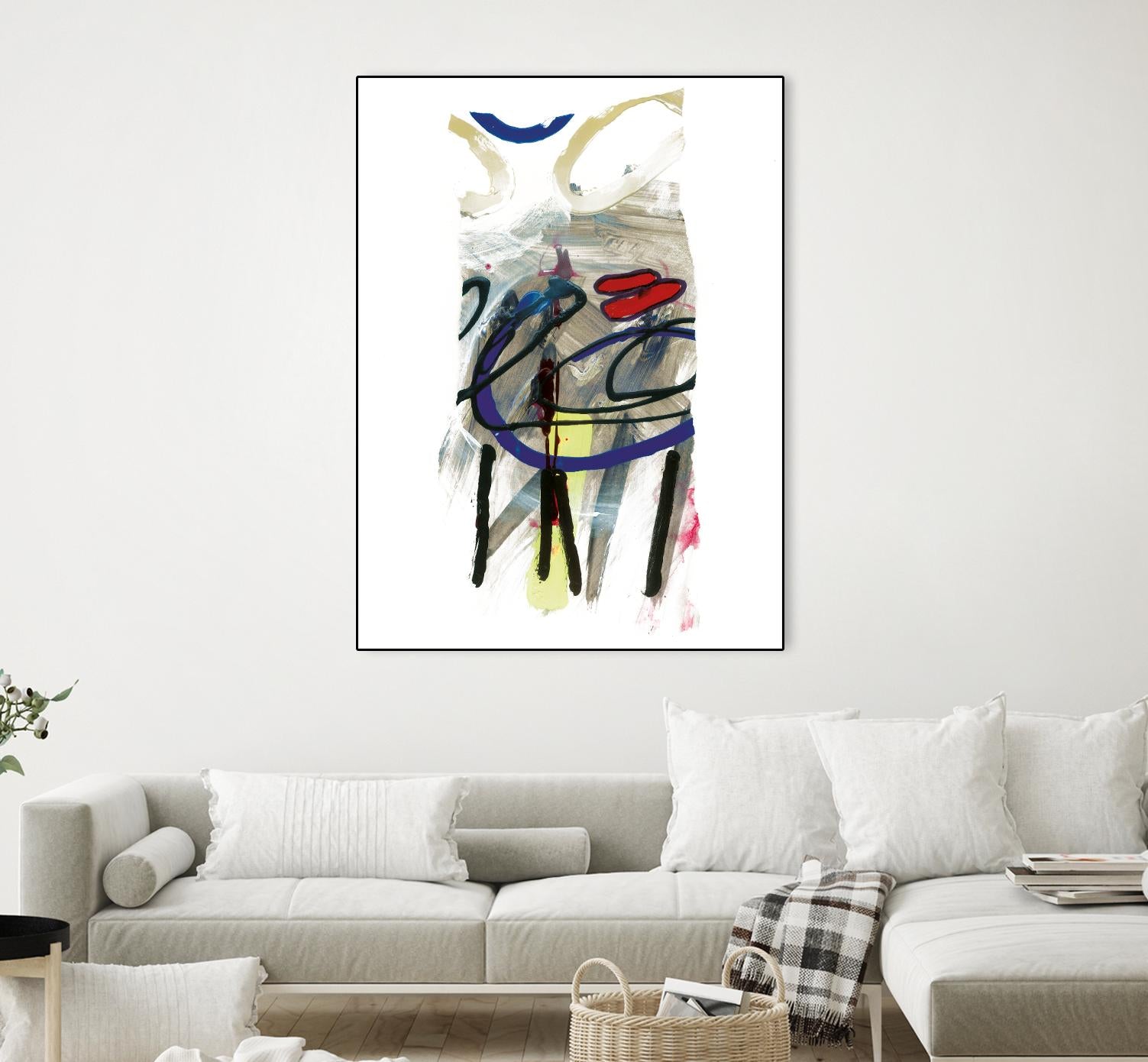 Déchirure 2 by Meejlau on GIANT ART - blue abstract