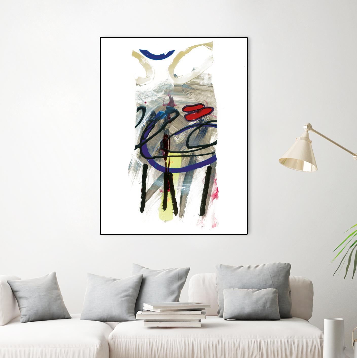 Déchirure 2 by Meejlau on GIANT ART - blue abstract