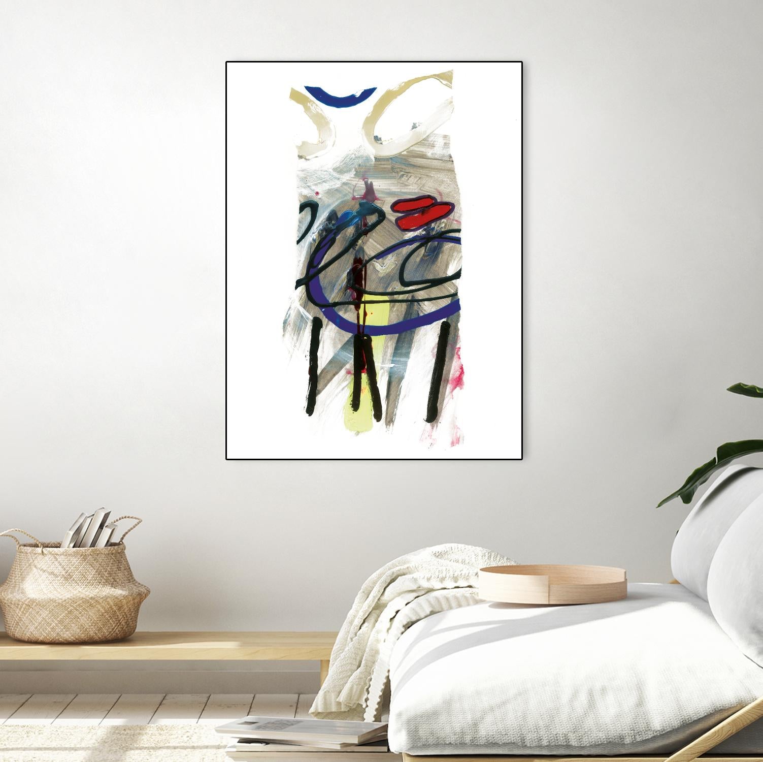 Déchirure 2 by Meejlau on GIANT ART - blue abstract