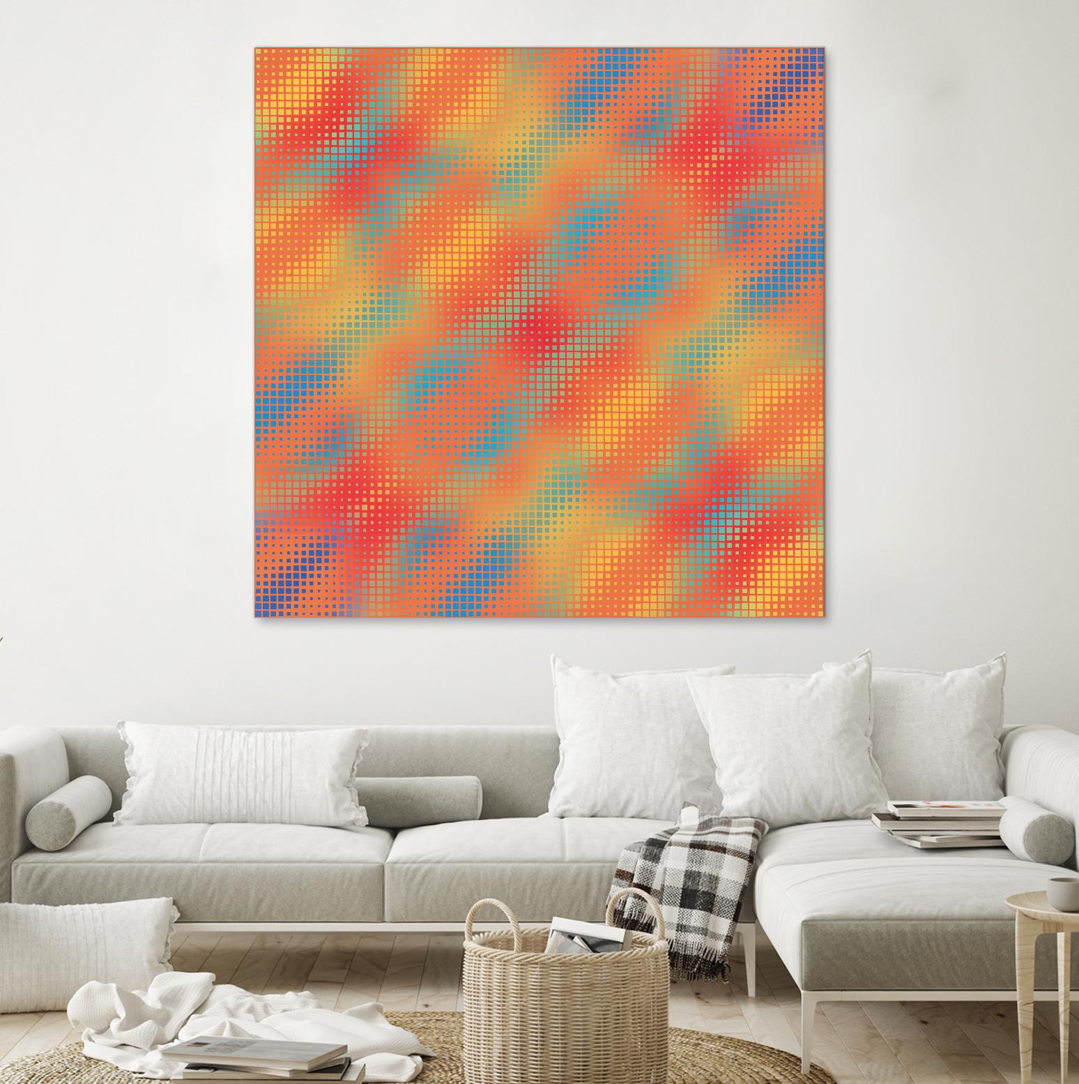 Pi_Dot_Pi_1-1_7 by Xosé Salgado on GIANT ART - red abstract