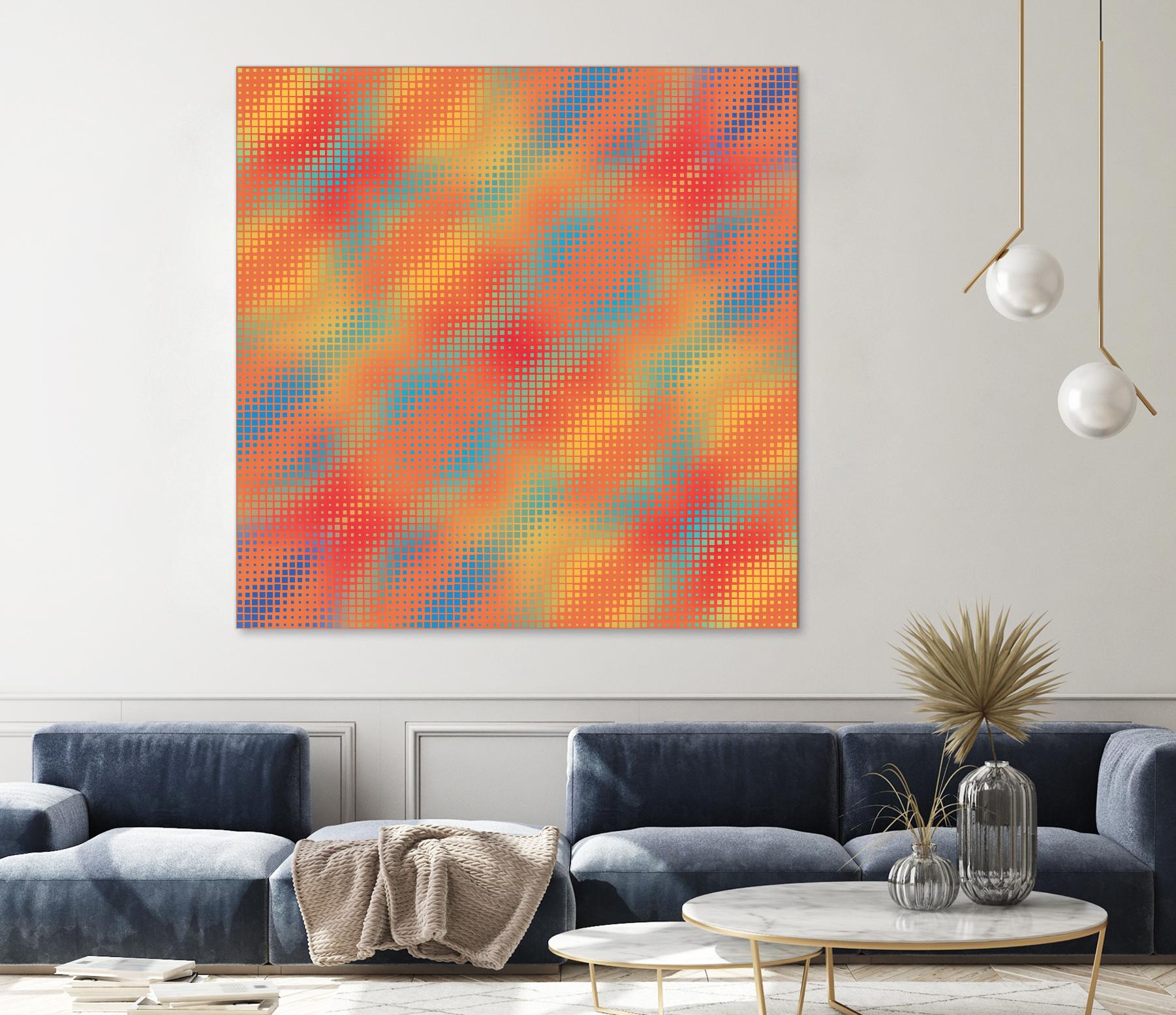 Pi_Dot_Pi_1-1_7 by Xosé Salgado on GIANT ART - red abstract