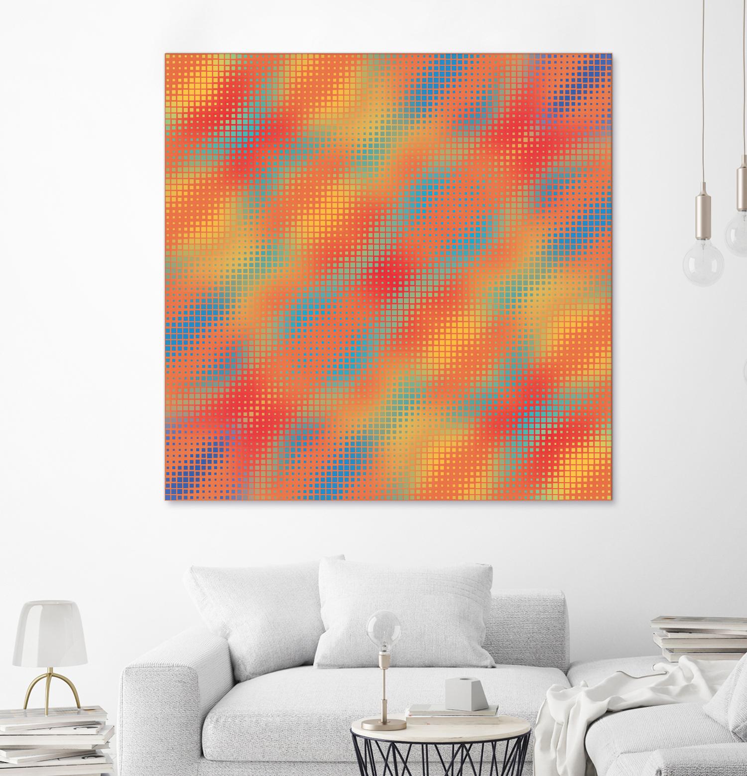 Pi_Dot_Pi_1-1_7 by Xosé Salgado on GIANT ART - red abstract