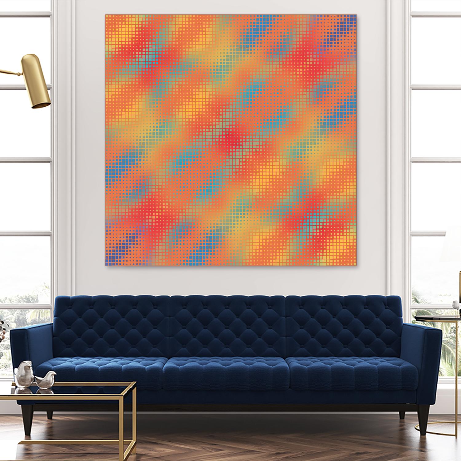 Pi_Dot_Pi_1-1_7 by Xosé Salgado on GIANT ART - red abstract