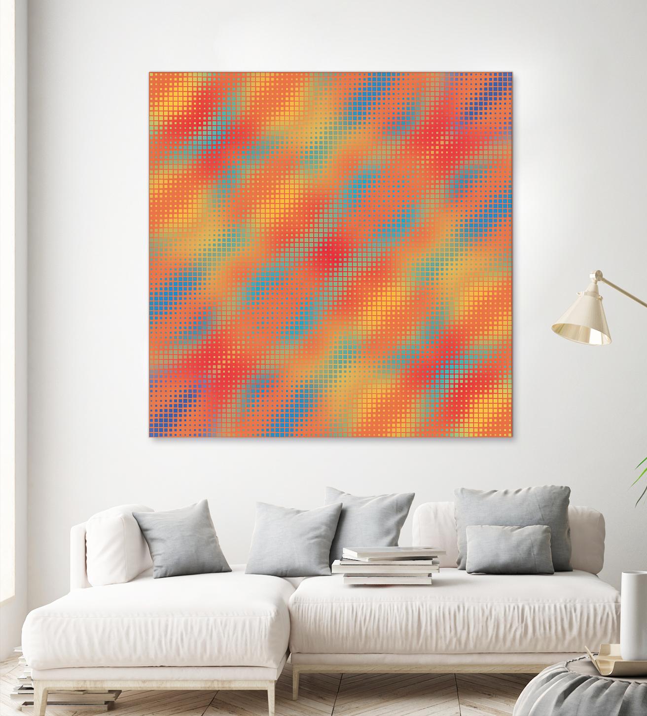 Pi_Dot_Pi_1-1_7 by Xosé Salgado on GIANT ART - red abstract