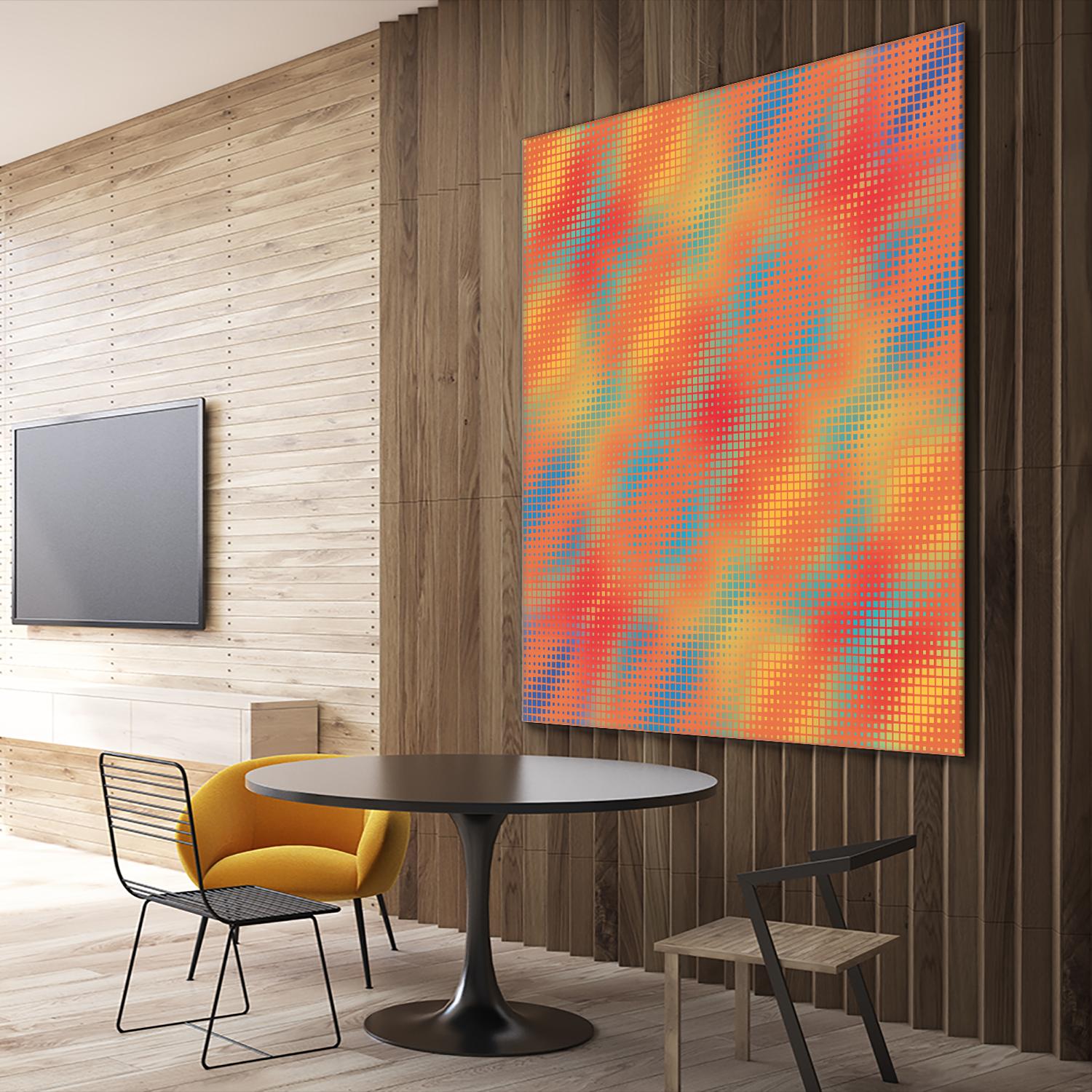 Pi_Dot_Pi_1-1_7 by Xosé Salgado on GIANT ART - red abstract